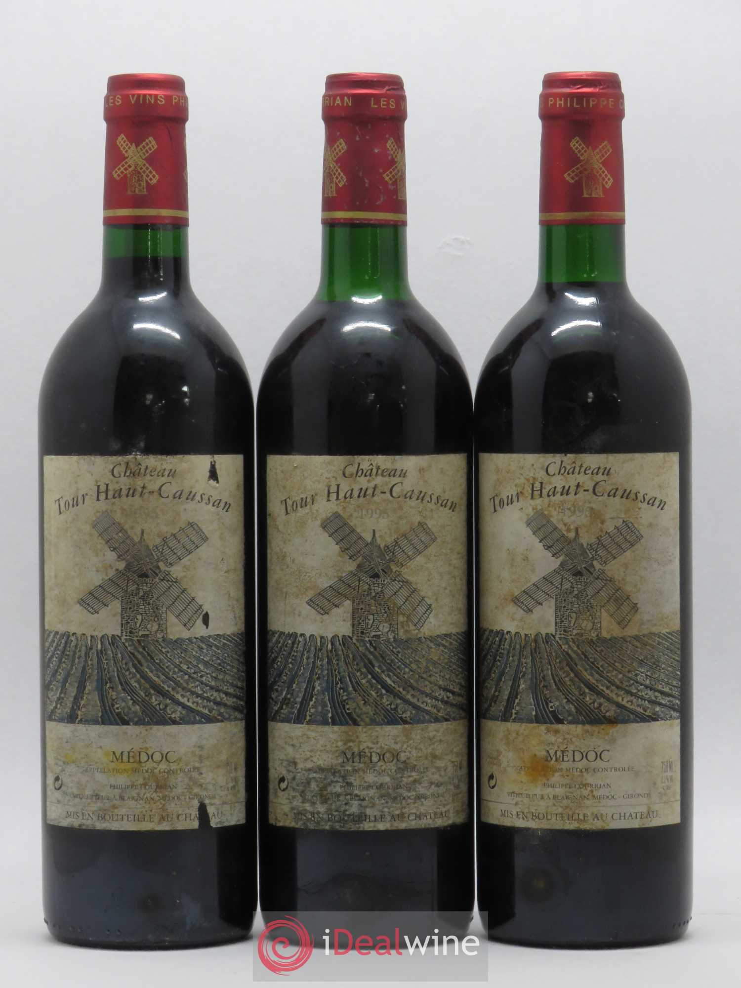 Château Tour Haut-Caussan Cru Bourgeois 1995 - Lot de 12 bouteilles - 3