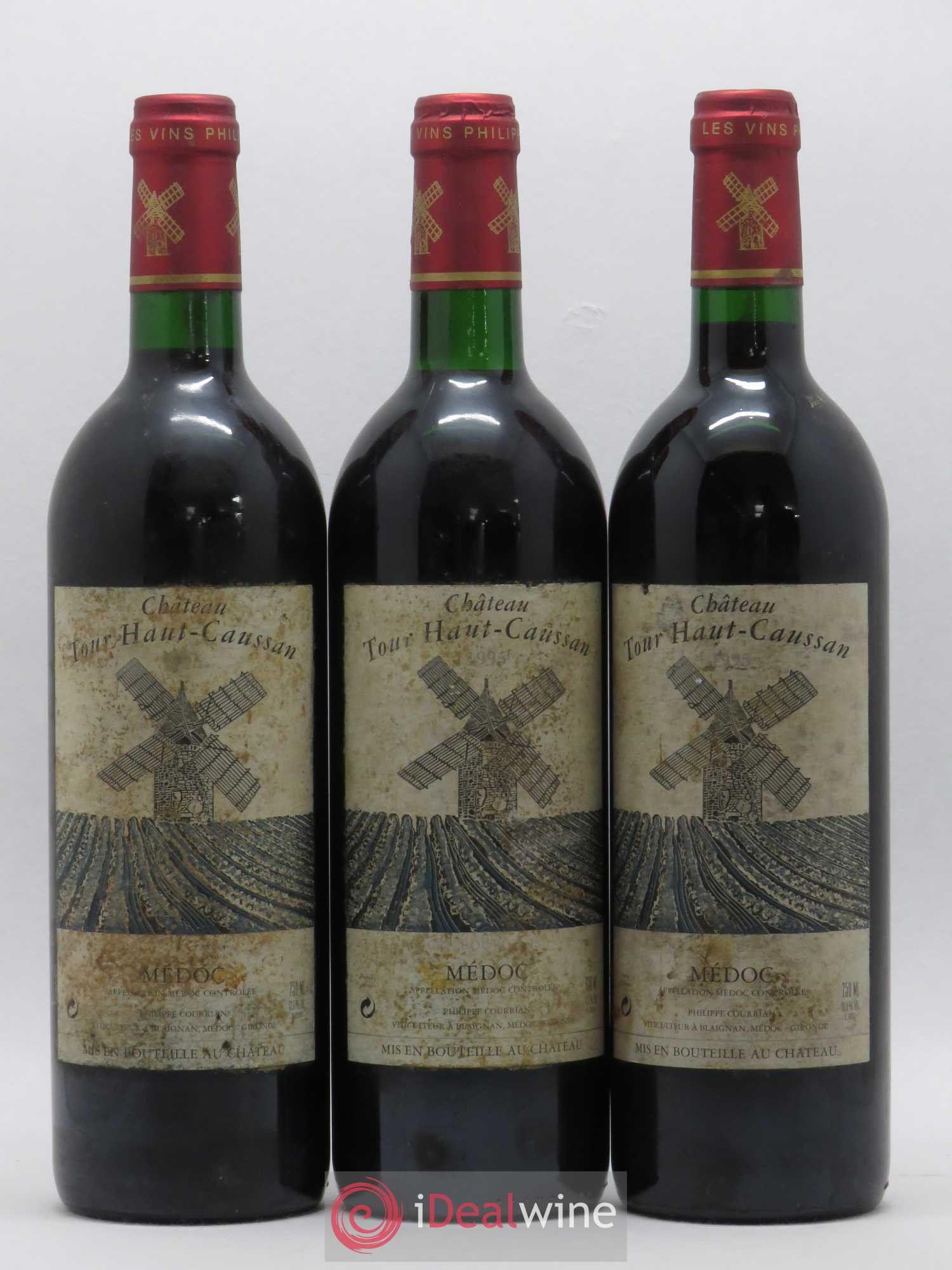 Château Tour Haut-Caussan Cru Bourgeois 1995 - Lot de 12 bouteilles - 4