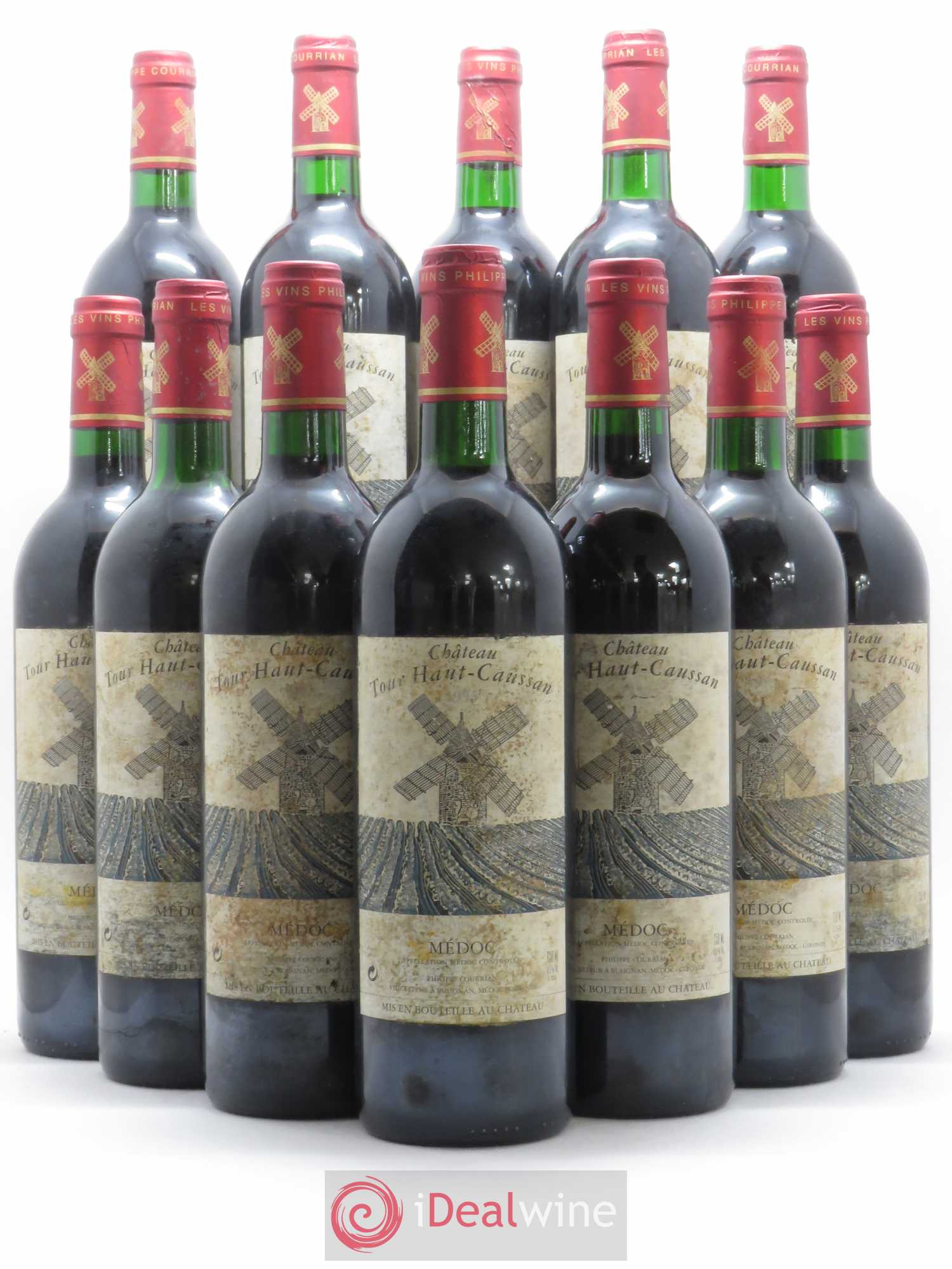 Château Tour Haut-Caussan Cru Bourgeois 1995 - Lot de 12 bouteilles - 0