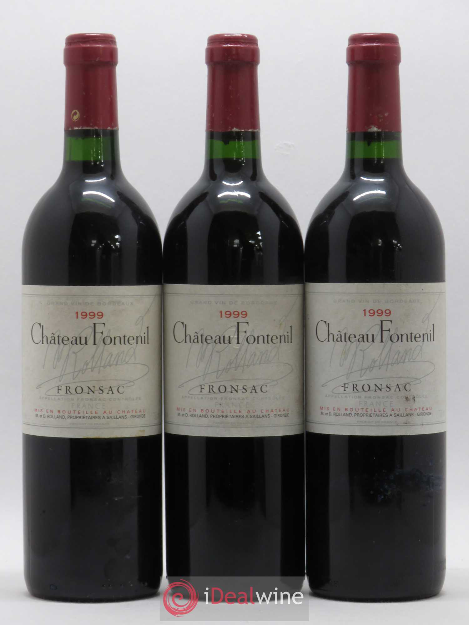 Château Fontenil 1999 - Lot de 6 bouteilles - 1