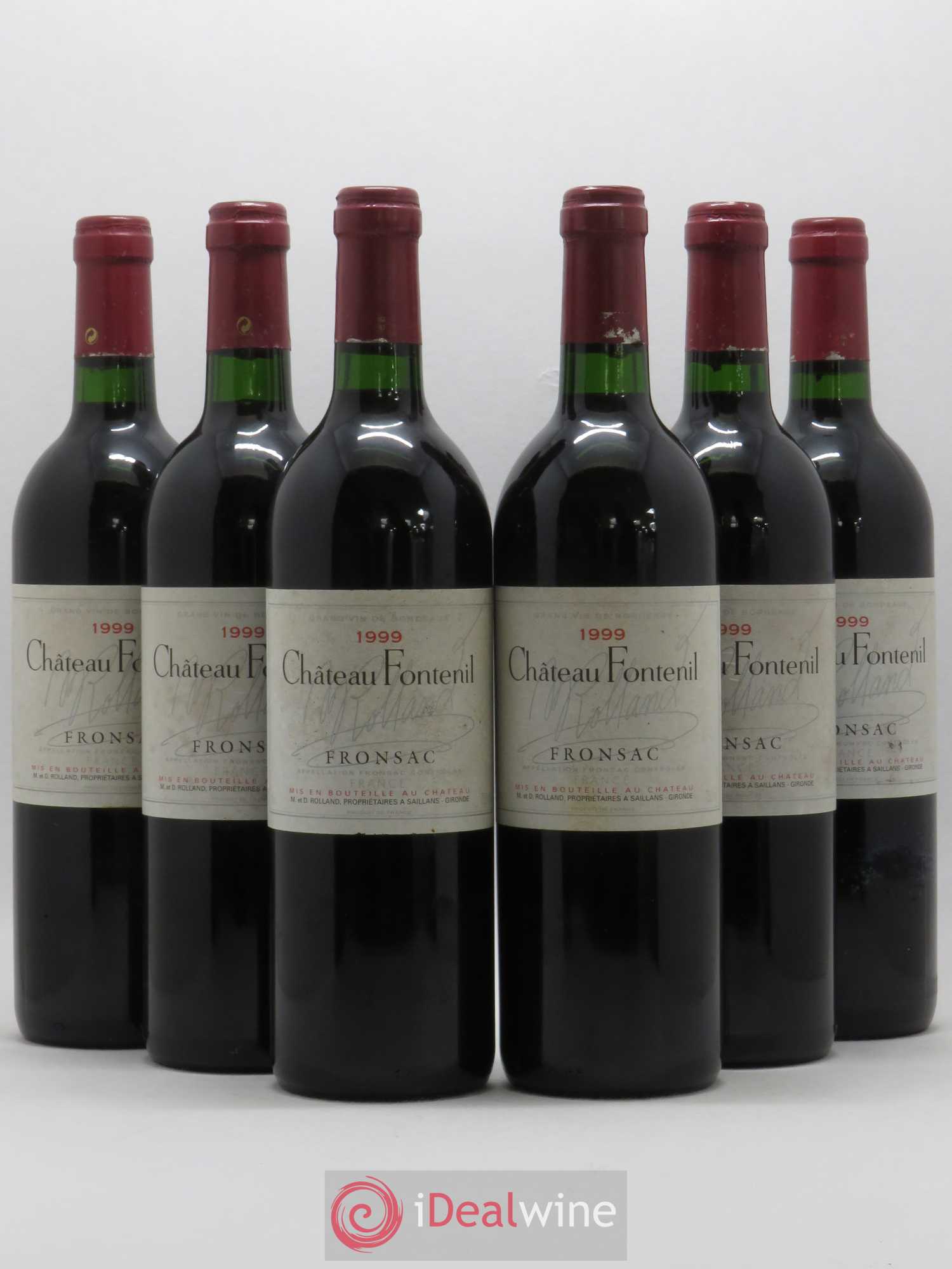 Château Fontenil 1999 - Lot de 6 bouteilles - 0