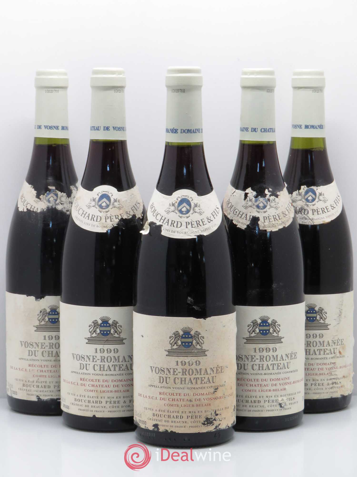 Vosne-Romanée Du Château Bouchard Pere & Fils 1999 - Posten von 5 Flaschen - 0