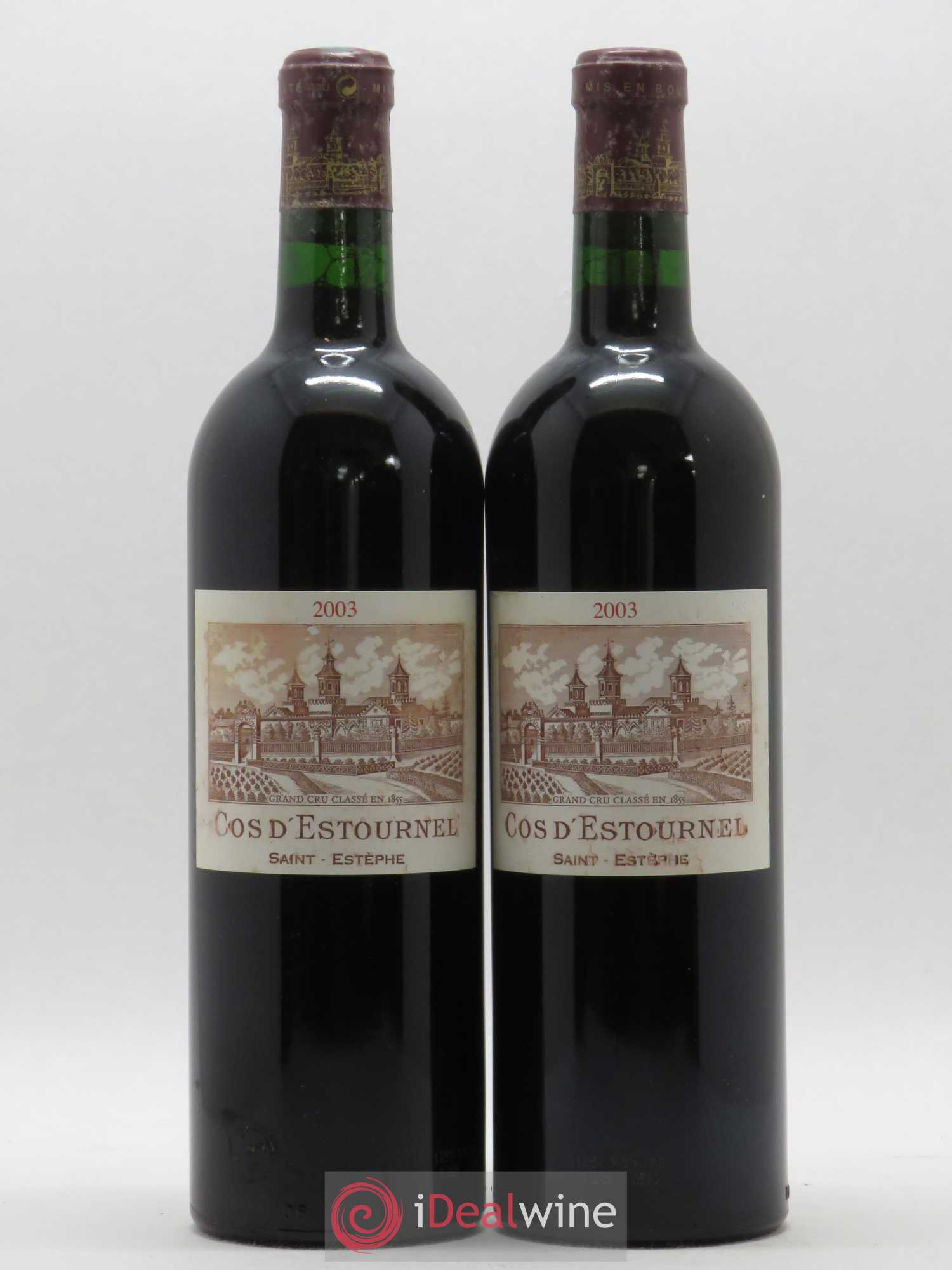 Cos d'Estournel 2ème Grand Cru Classé 2003 - Lot de 2 bouteilles - 0