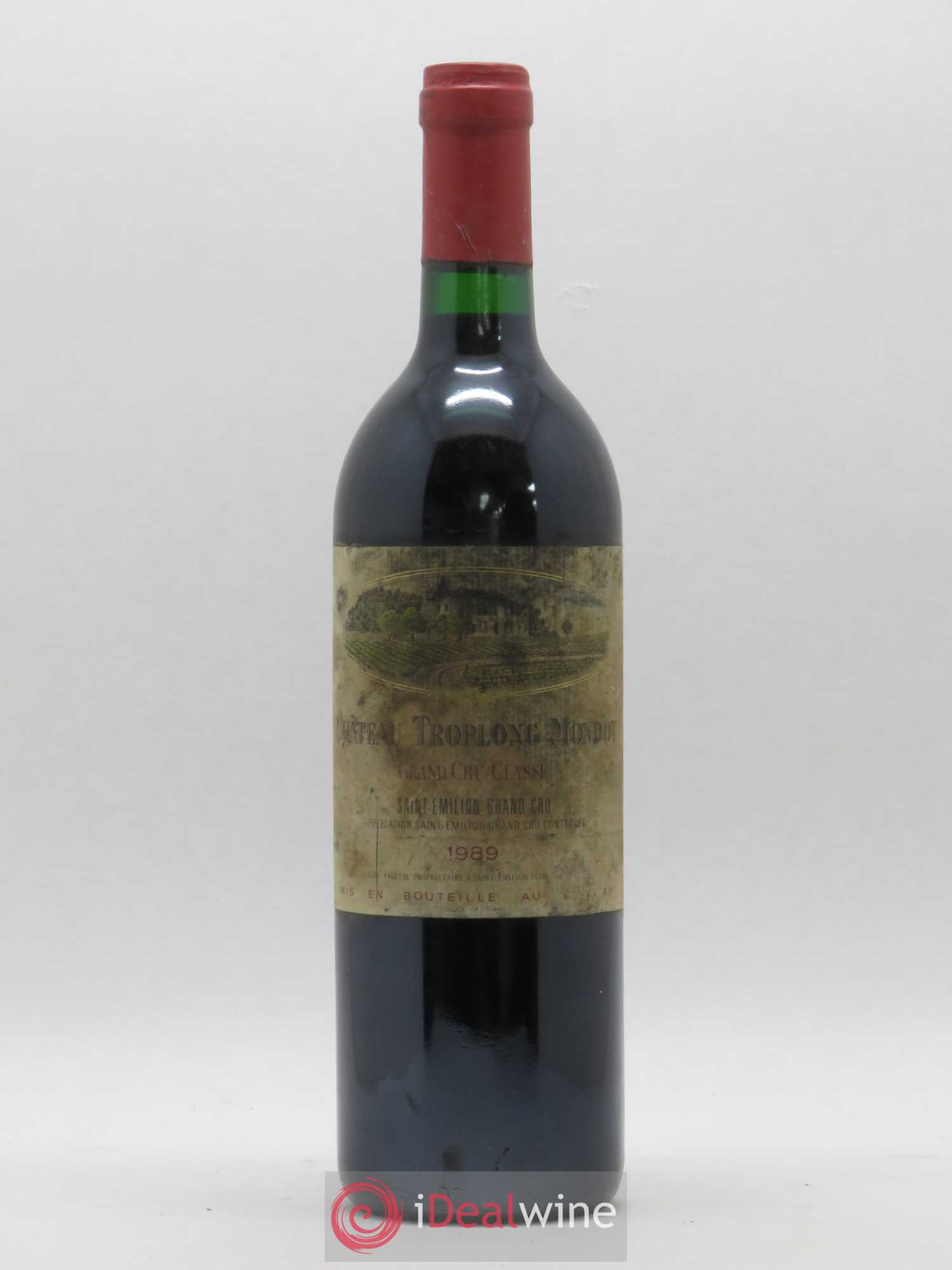 Château Troplong Mondot 1er Grand Cru Classé B 1989 - Lot de 1 bouteille - 0