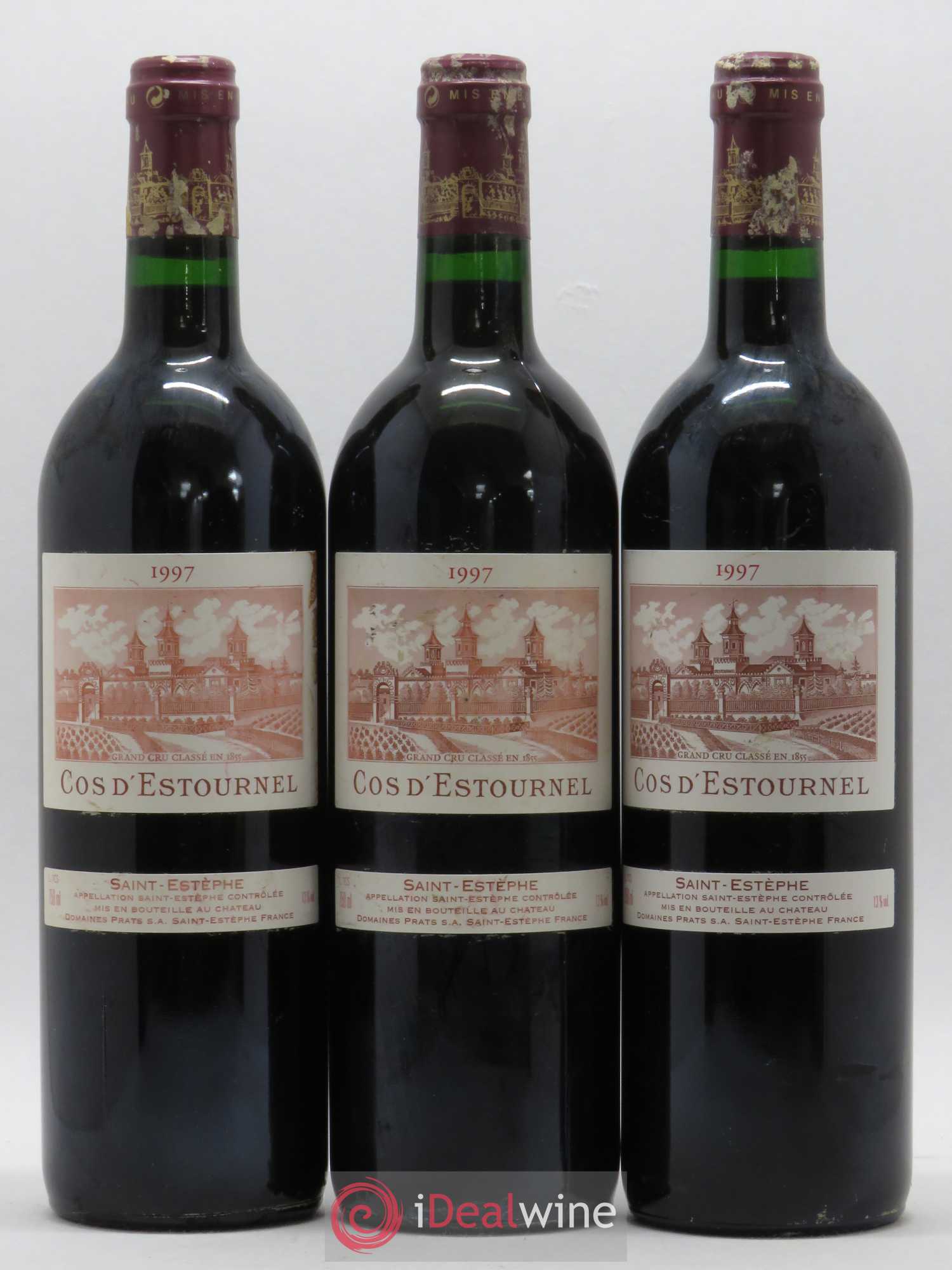 Cos d'Estournel 2ème Grand Cru Classé 1997 - Lot de 3 bouteilles - 0