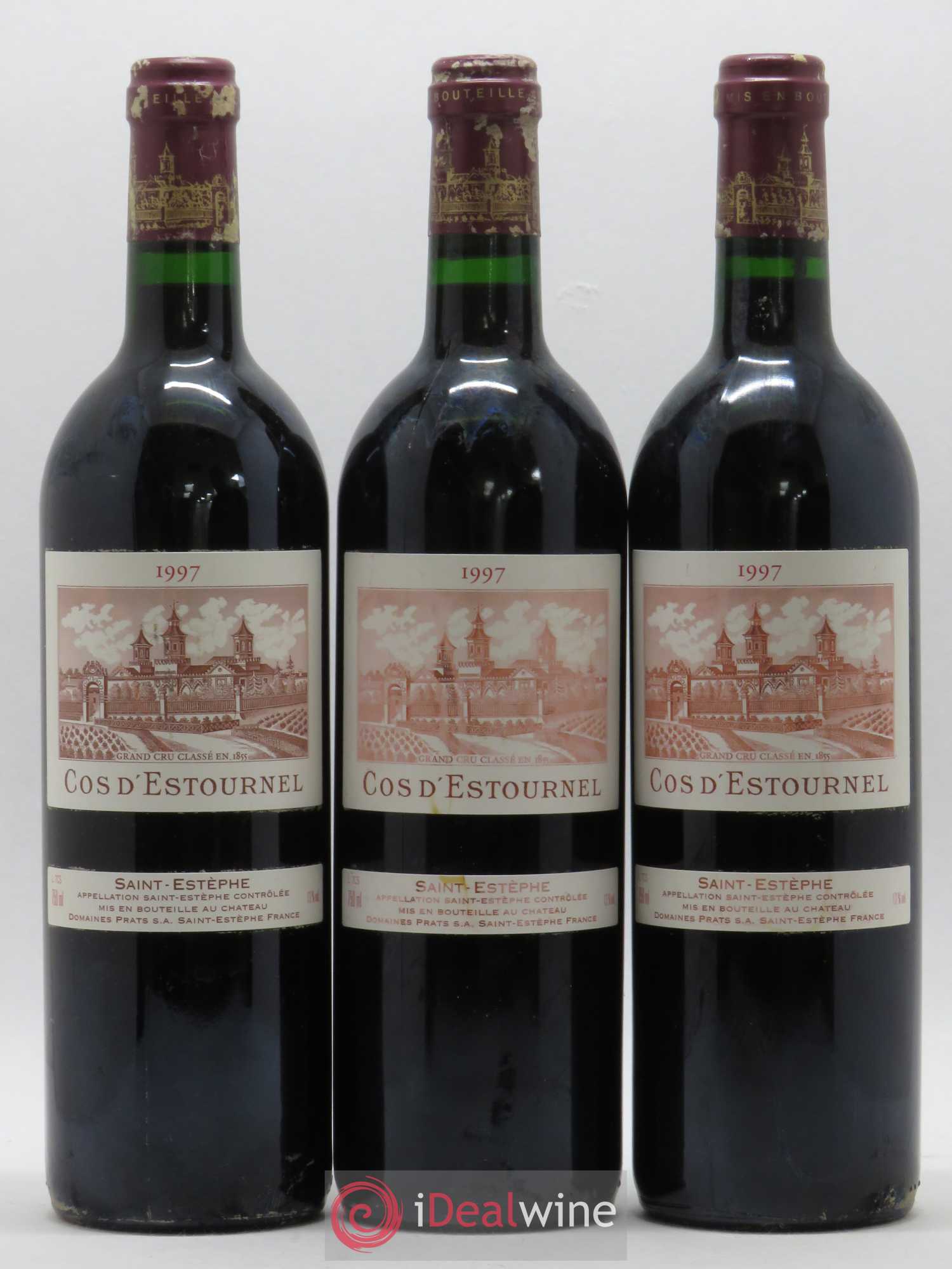 Cos d'Estournel 2ème Grand Cru Classé 1997 - Lot de 3 bouteilles - 0