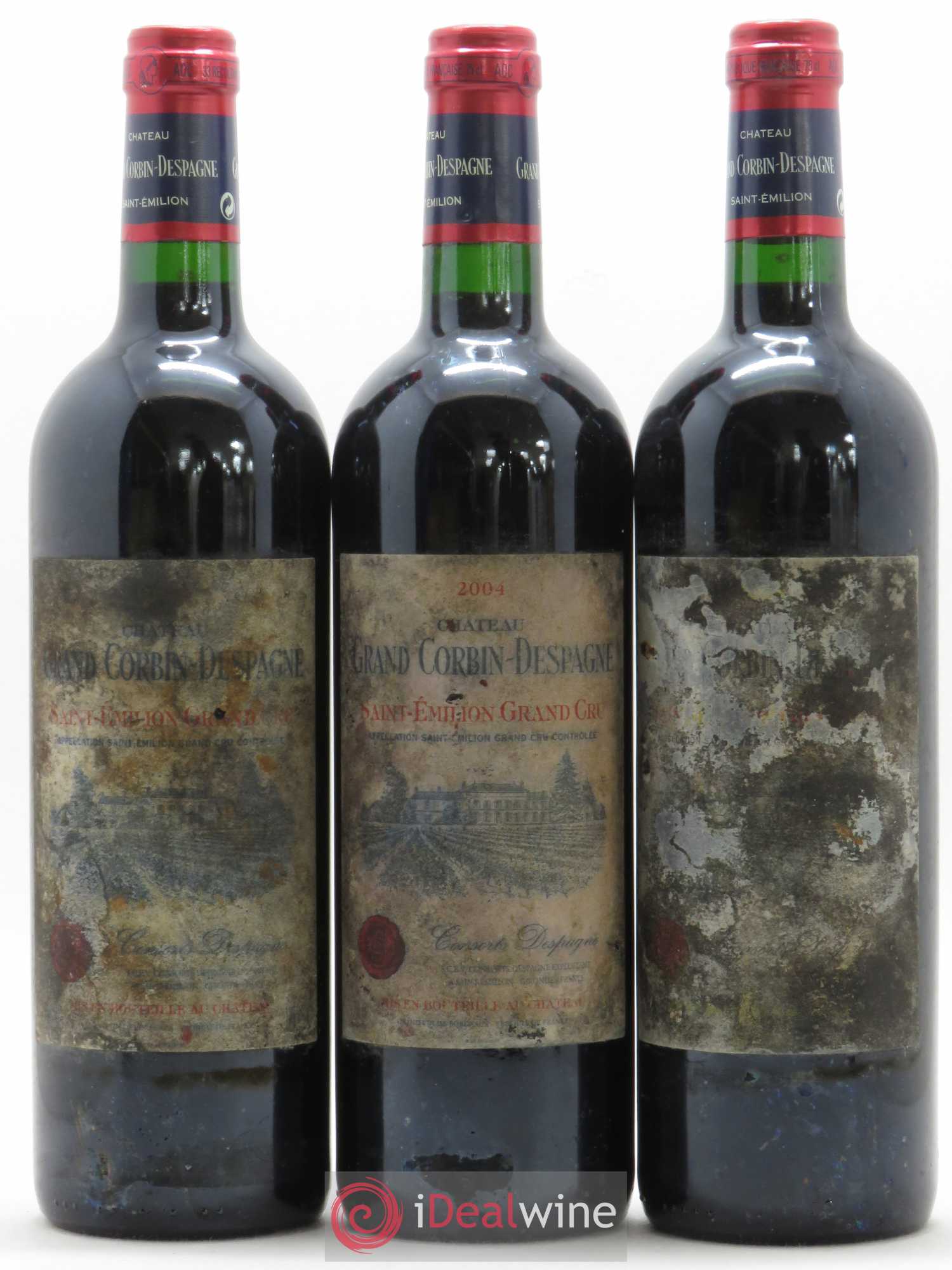 Château Grand Corbin Despagne Grand Cru Classé 2004 - Lot de 12 bouteilles - 1