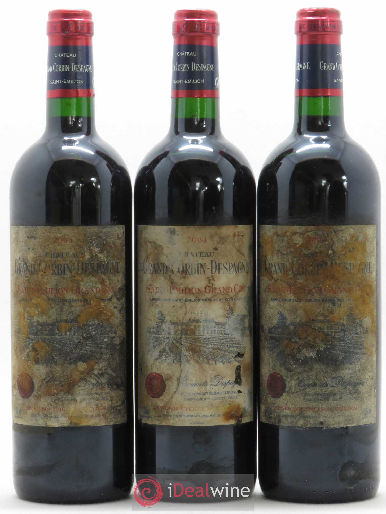 Château Grand Corbin Despagne Grand Cru Classé 2004 - Lot de 12 bouteilles - 4