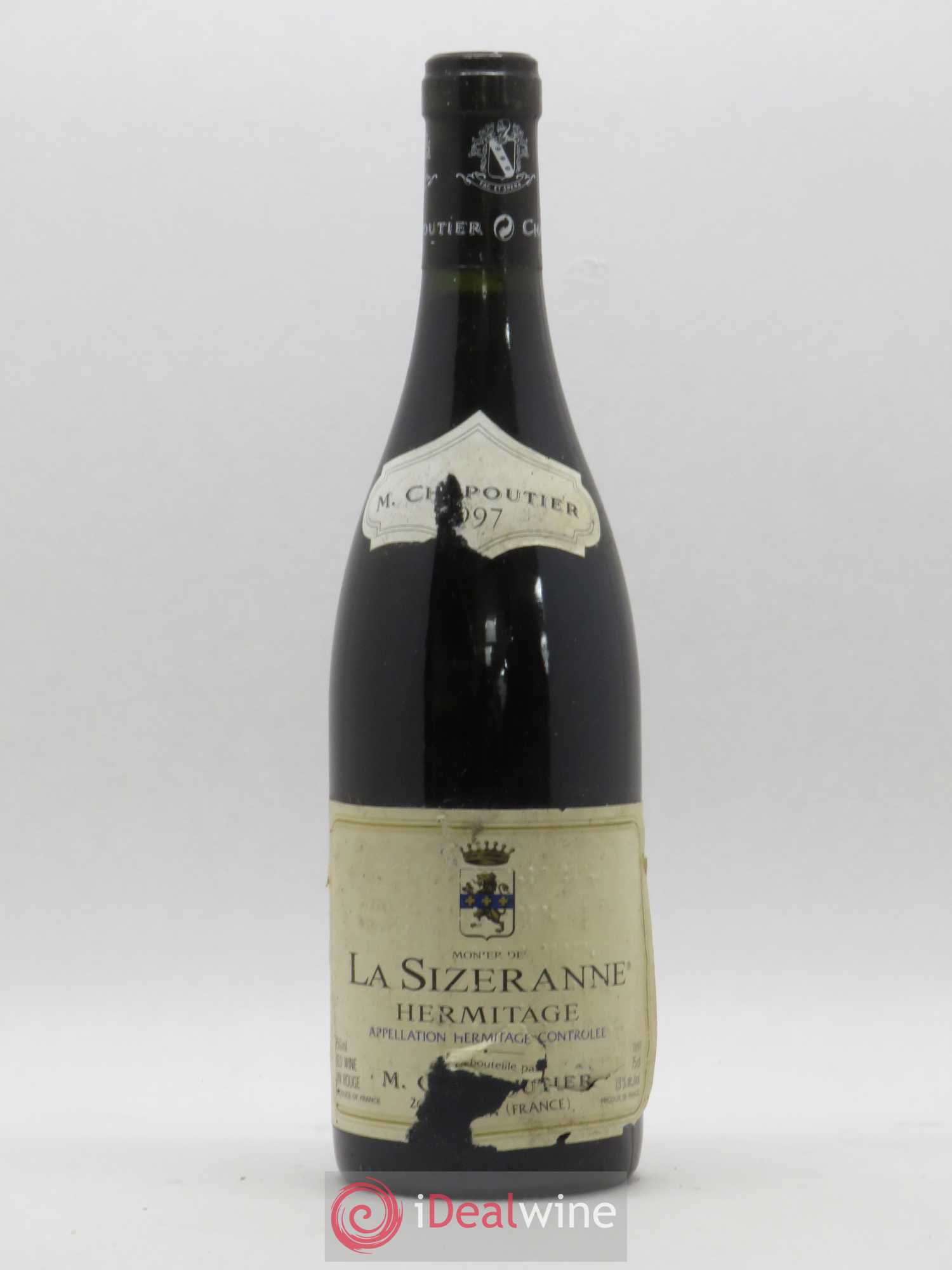 Hermitage Monier de La Sizeranne Chapoutier 1997 - Lot de 1 bouteille - 0