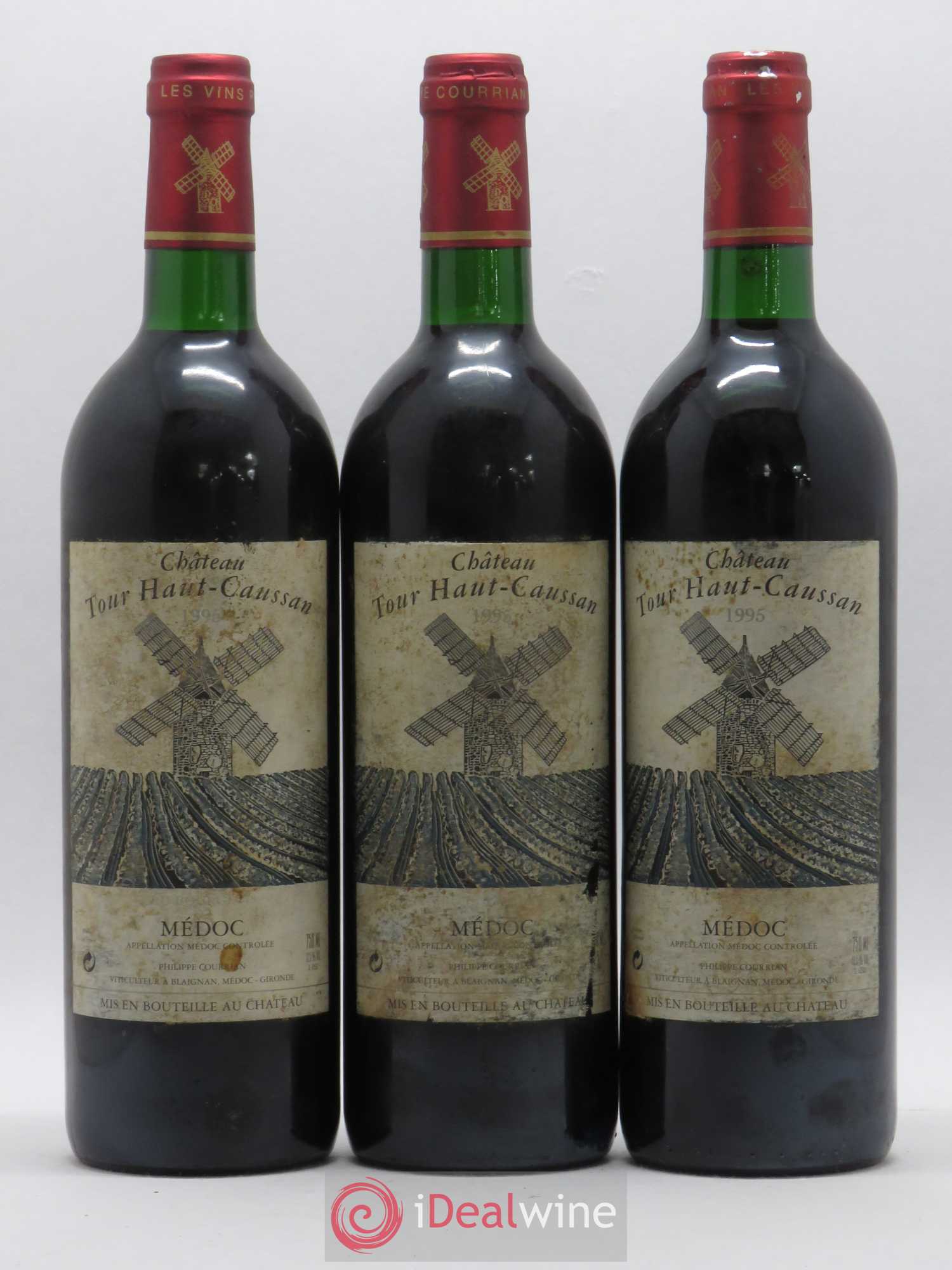 Château Tour Haut-Caussan Cru Bourgeois 1995 - Lot de 6 bouteilles - 2