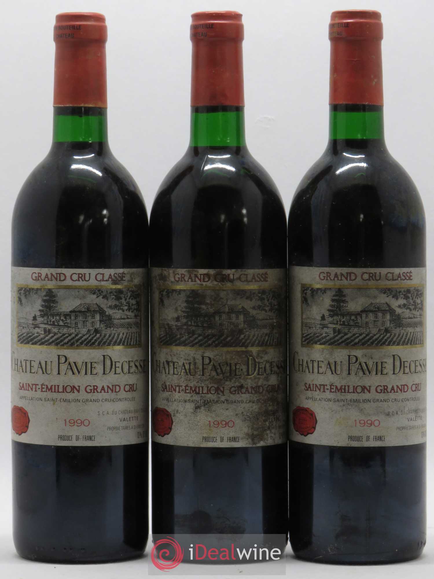 Château Pavie Decesse Grand Cru Classé 1990 - Lot de 6 bouteilles - 2