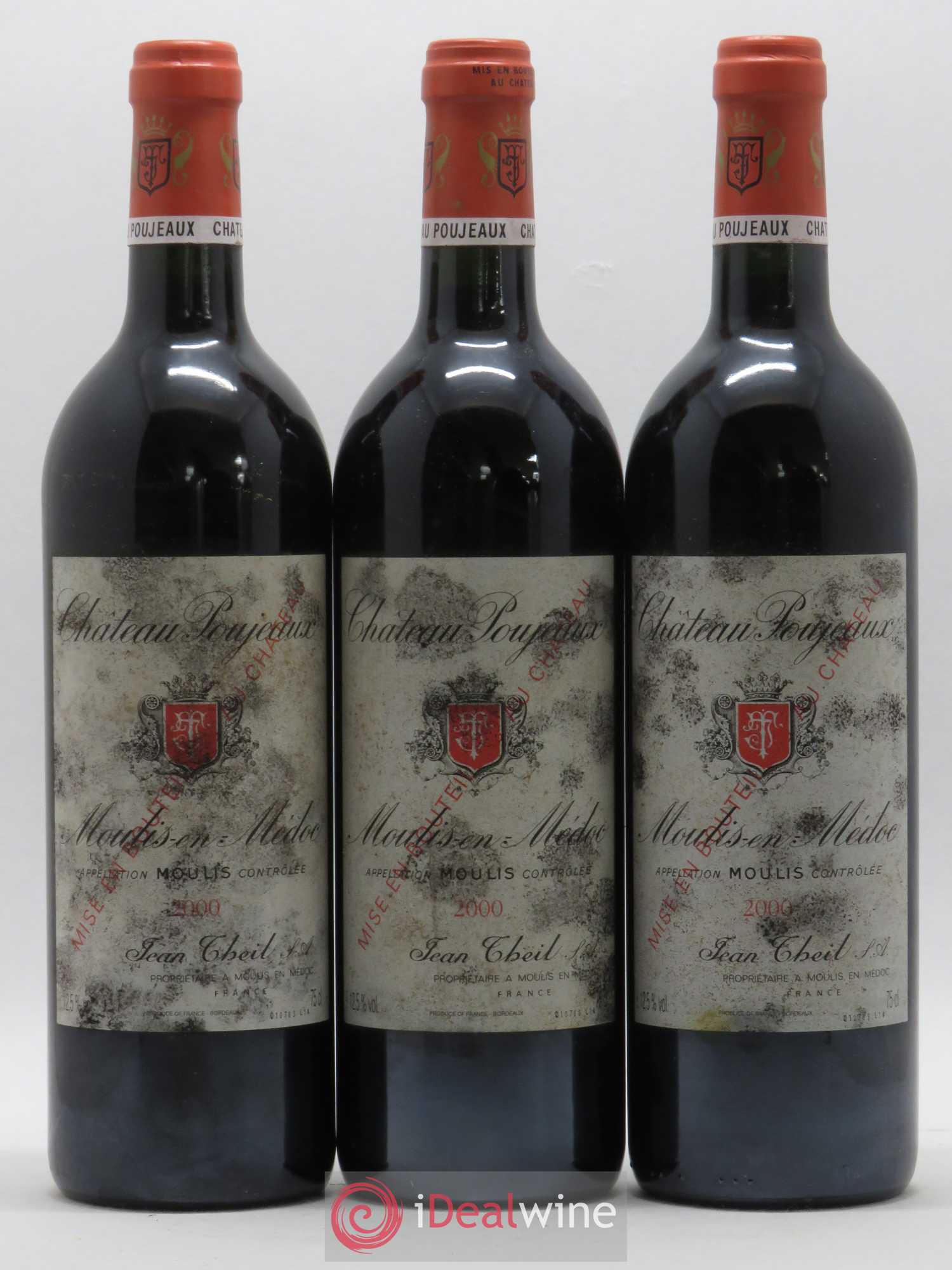 Château Poujeaux 2000 - Lot de 6 bouteilles - 1