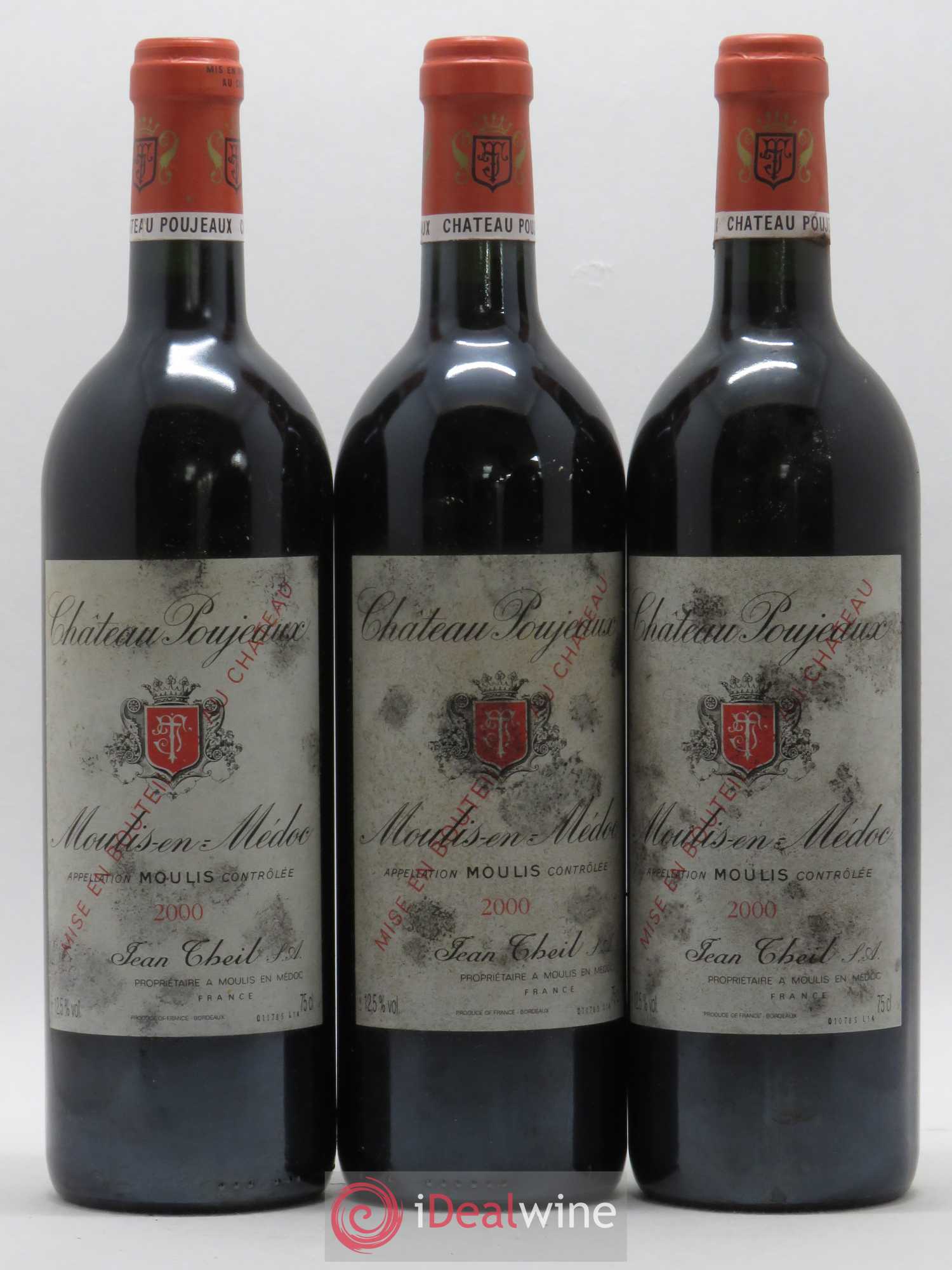 Château Poujeaux 2000 - Lot de 6 bouteilles - 2