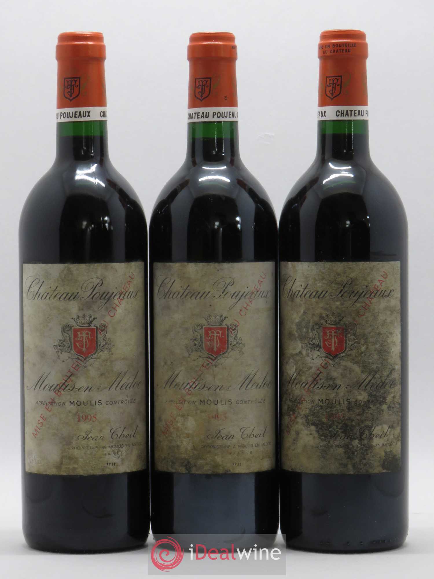 Château Poujeaux 1995 - Lot de 6 bouteilles - 1