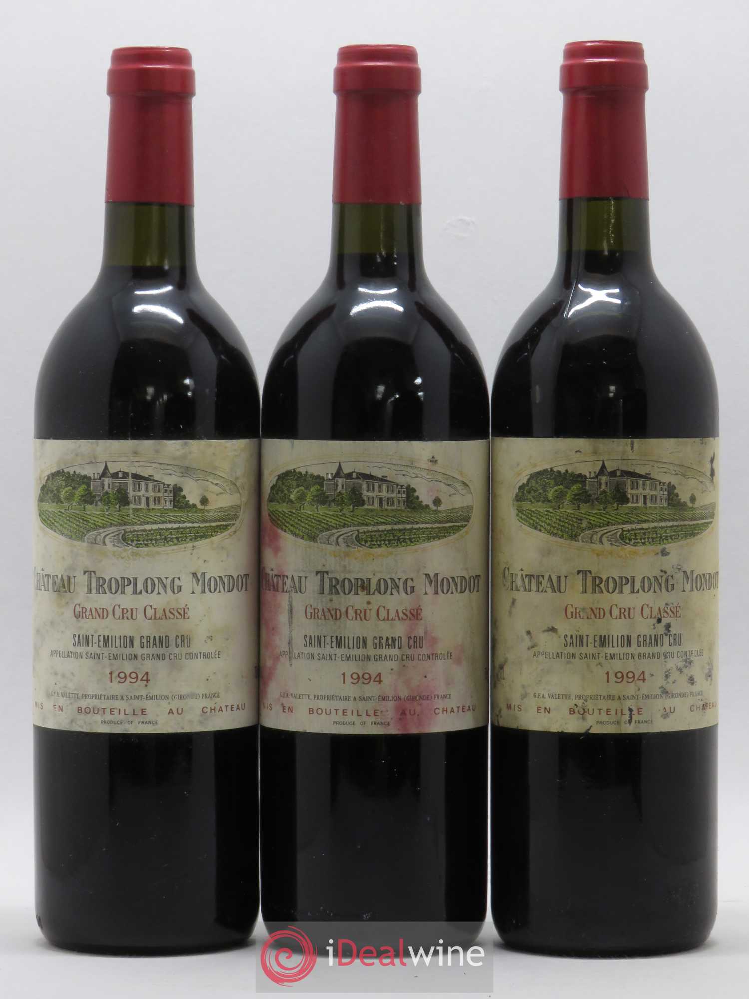 Château Troplong Mondot 1er Grand Cru Classé B 1994 - Lot de 6 bouteilles - 2