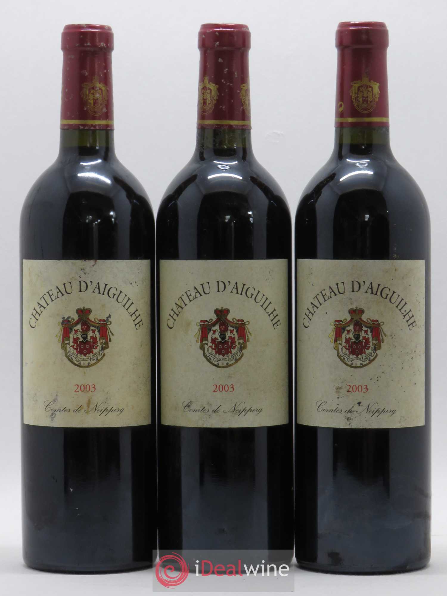 Château d' Aiguilhe 2003 - Lot de 6 bouteilles - 1