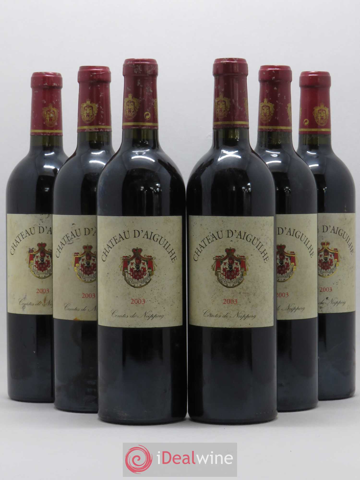 Château d' Aiguilhe 2003 - Lot de 6 bouteilles - 0