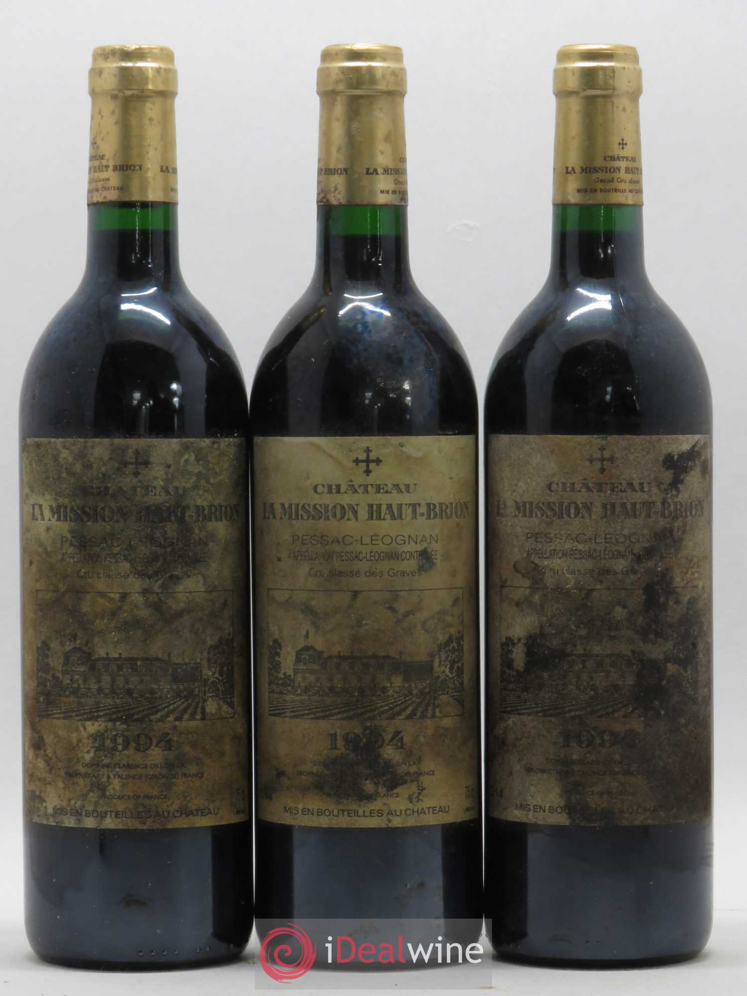 Château la Mission Haut-Brion Cru Classé de Graves 1994 - Lot de 6 bouteilles - 2