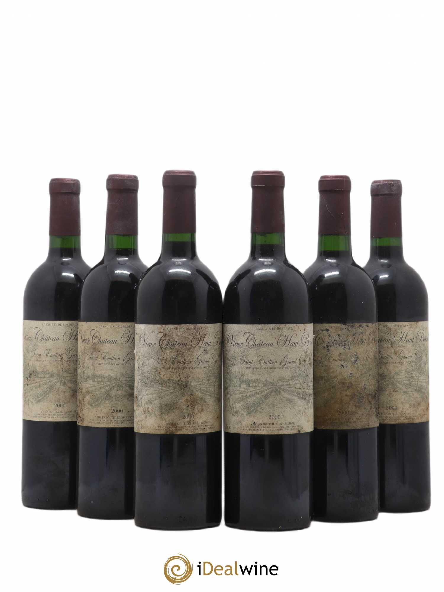 Saint-Émilion Grand Cru Château Haut Beard 2000 - Posten von 6 Flaschen - 0