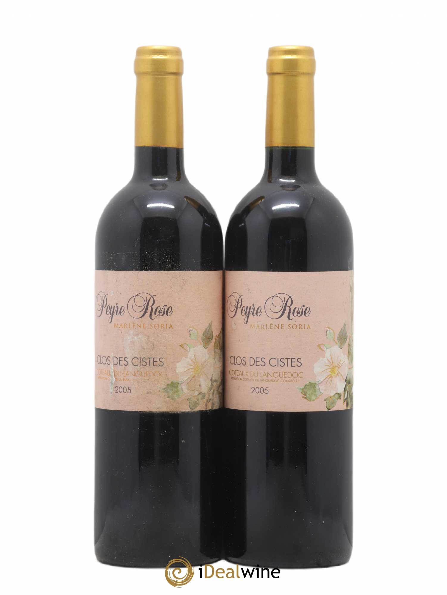 Vin de France (anciennement Coteaux du Languedoc) Domaine Peyre Rose Les Cistes Marlène Soria 2005 - Lot de 2 bouteilles - 0