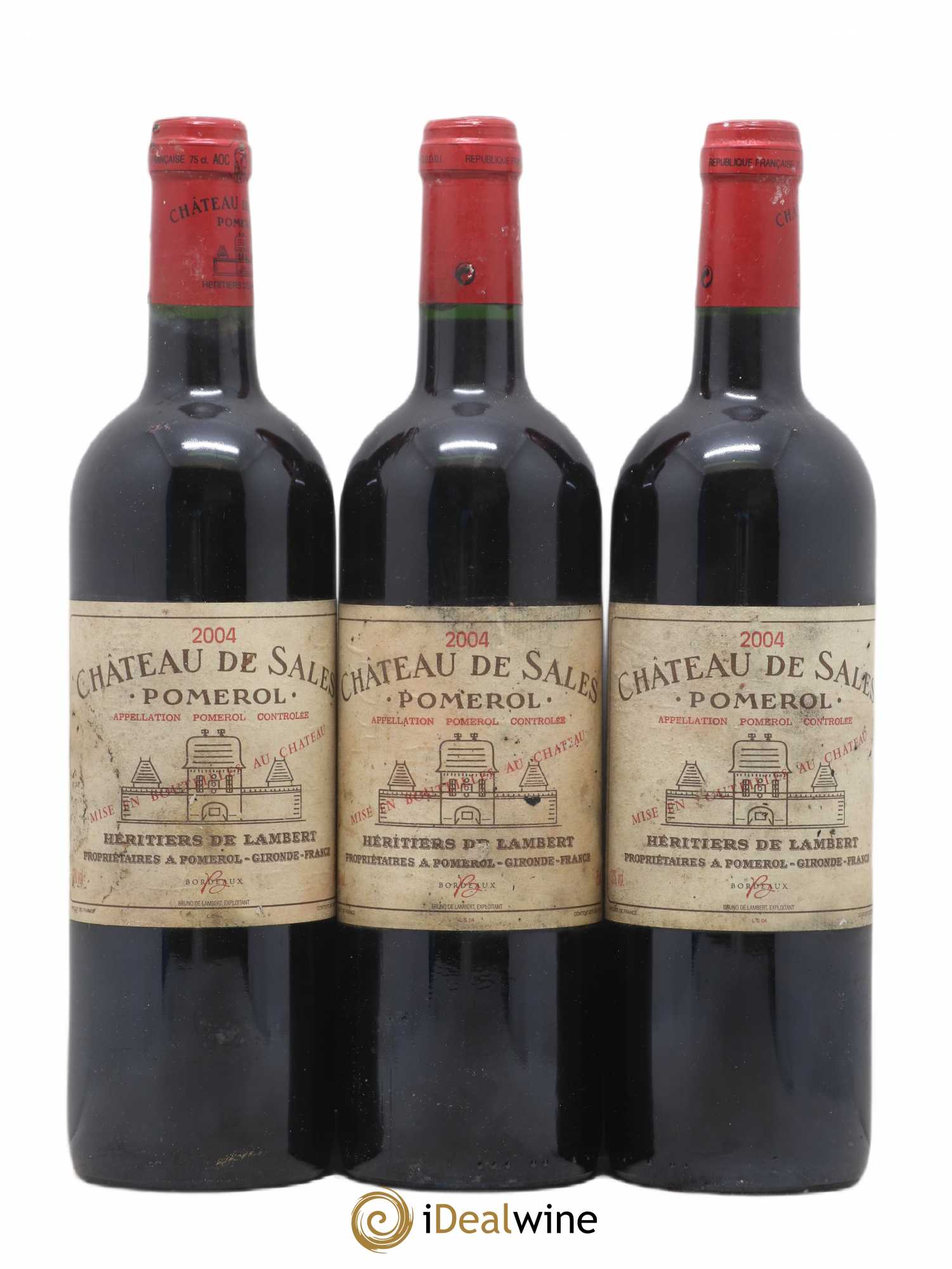 Château de Sales 2004 - Lot de 3 bouteilles - 0