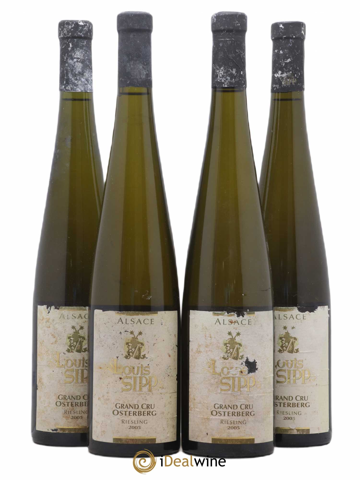 Riesling Grand Cru Osterberg Louis Sipp 2005 - Lotto di 4 bottiglie - 0
