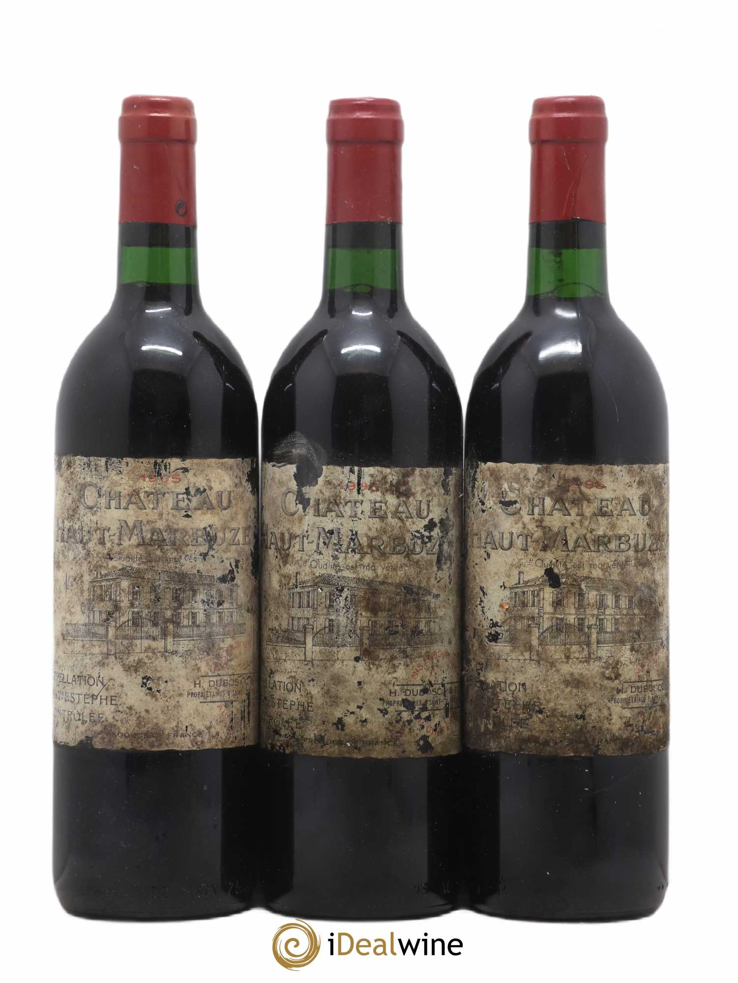 Château Haut Marbuzet 1995 - Lot de 3 bouteilles - 0
