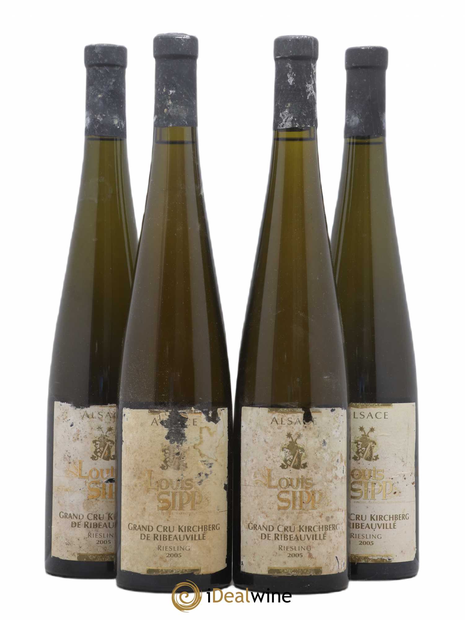 Riesling Grand Cru Kirchberg Louis Sipp 2005 - Lotto di 4 bottiglie - 0