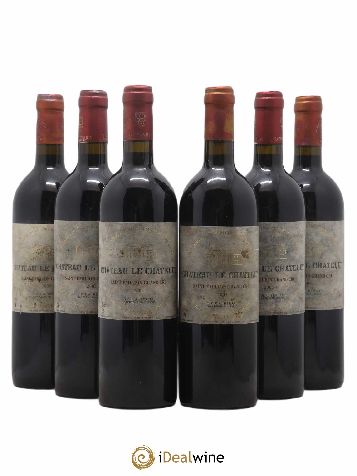 Saint-Émilion Grand Cru Chateau Le Chatelet 2005 - Posten von 6 Flaschen - 0