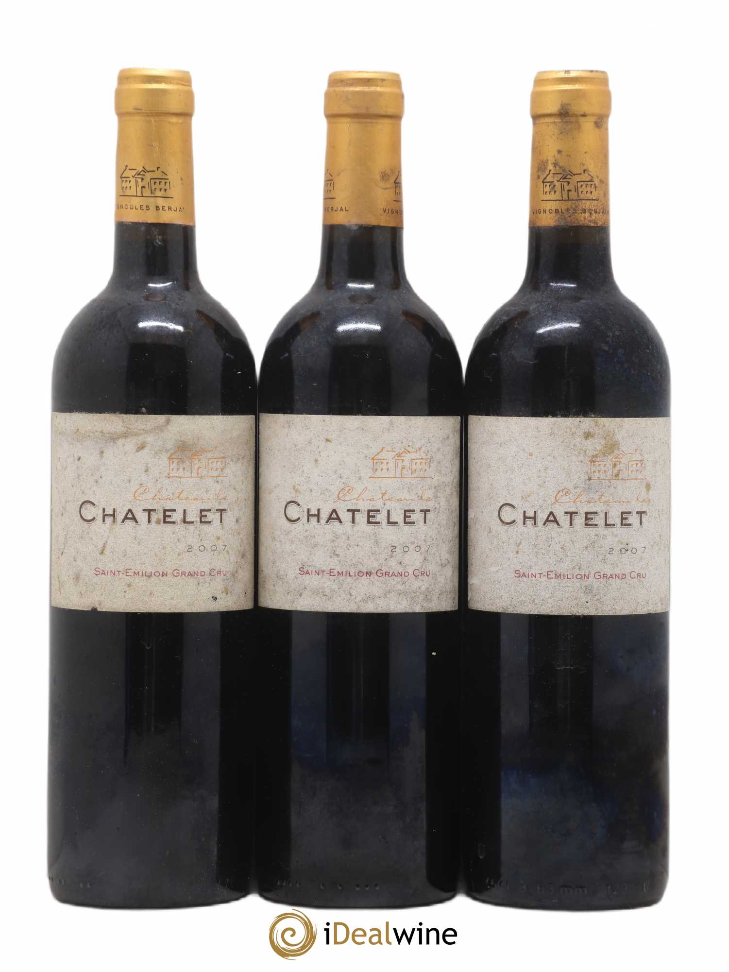 Saint-Émilion Grand Cru Chateau Le Chatelet 2007 - Posten von 6 Flaschen - 1