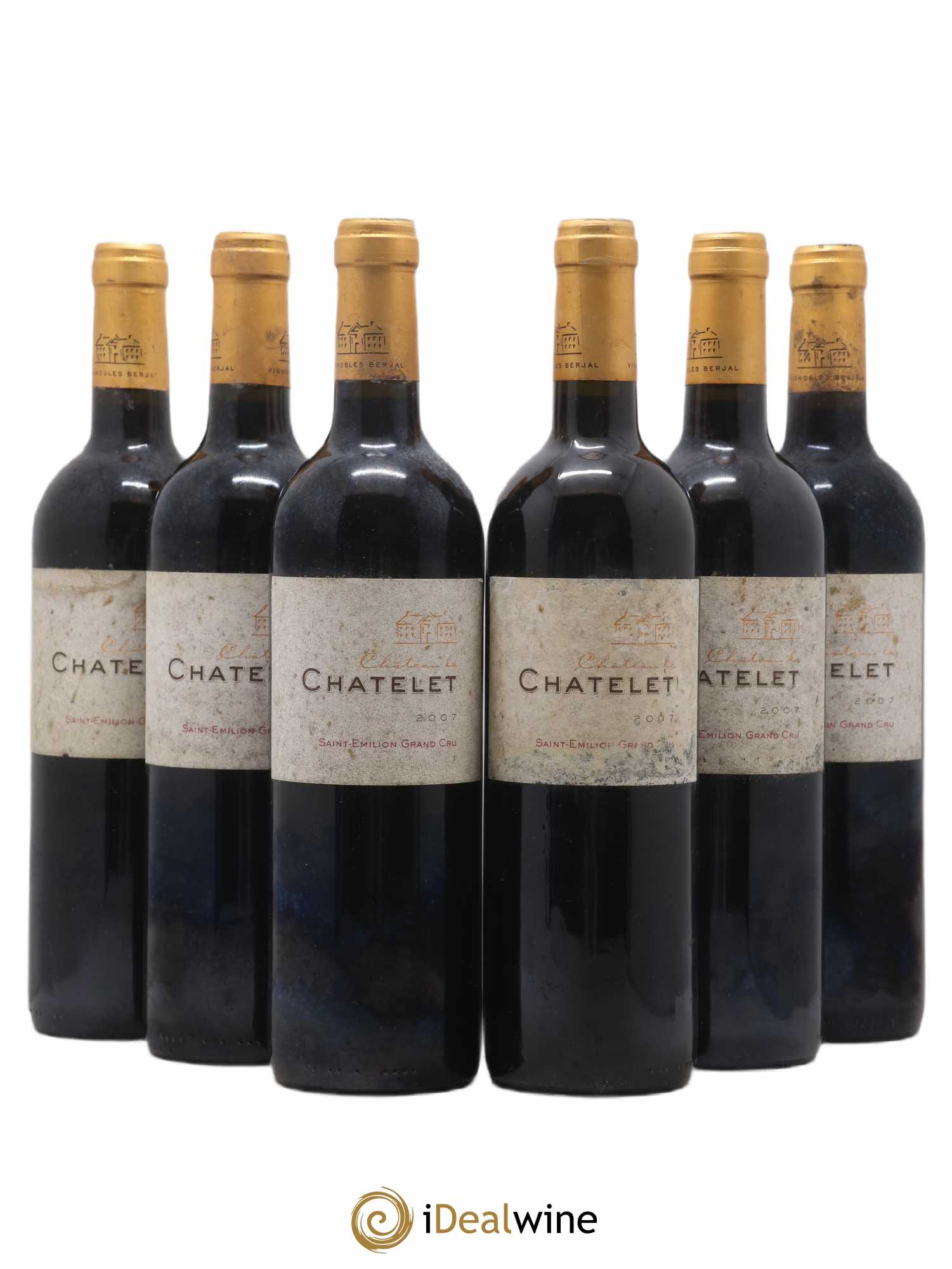 Saint-Émilion Grand Cru Chateau Le Chatelet 2007 - Posten von 6 Flaschen - 0