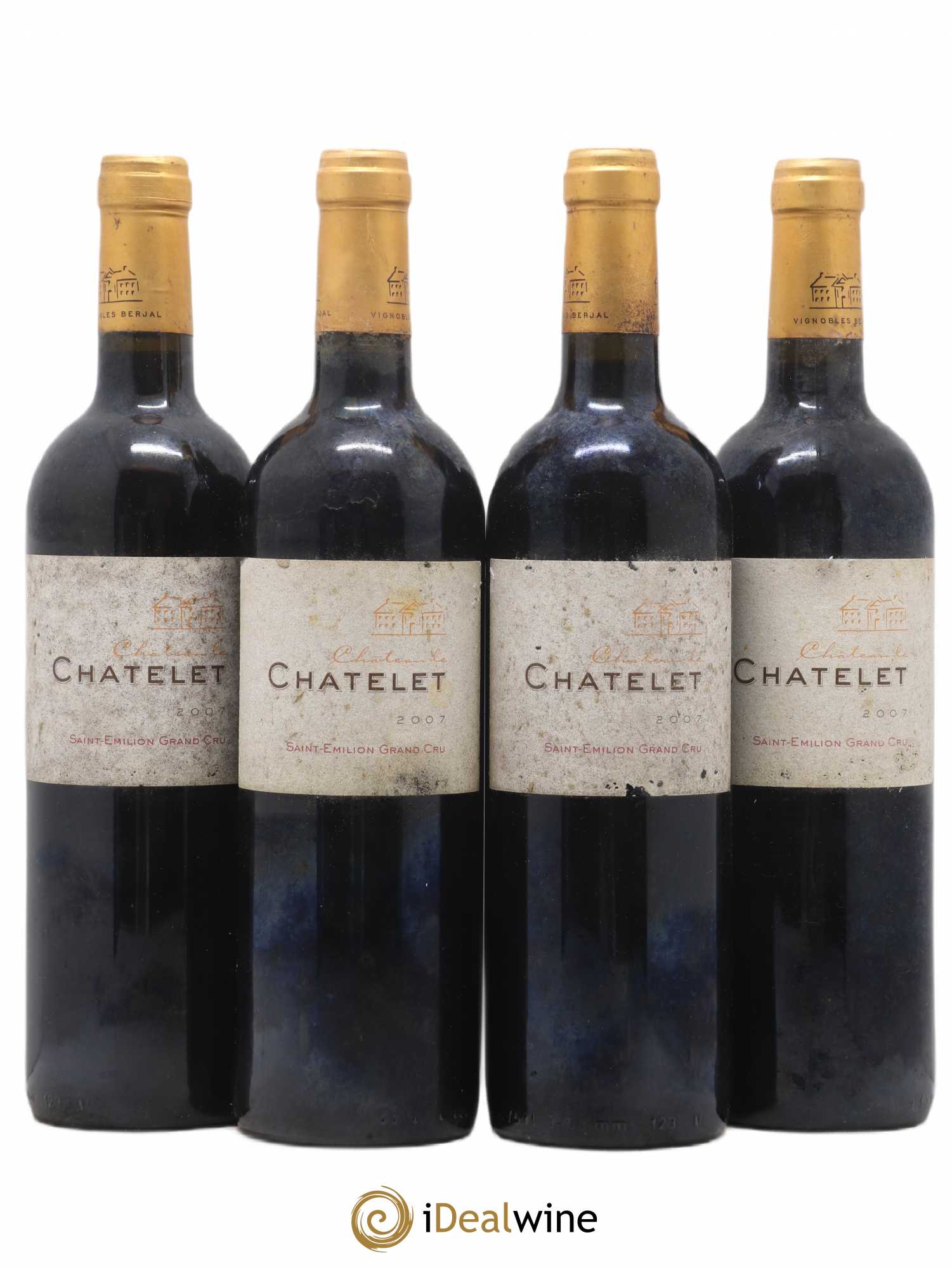 Saint-Émilion Grand Cru Chateau Le Chatelet 2007 - Posten von 4 Flaschen - 0