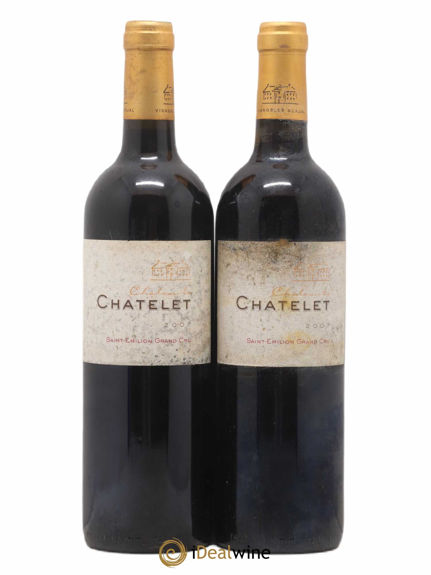 Saint-Émilion Grand Cru Chateau Le Chatelet 2007 - Posten von 2 Flaschen - 0