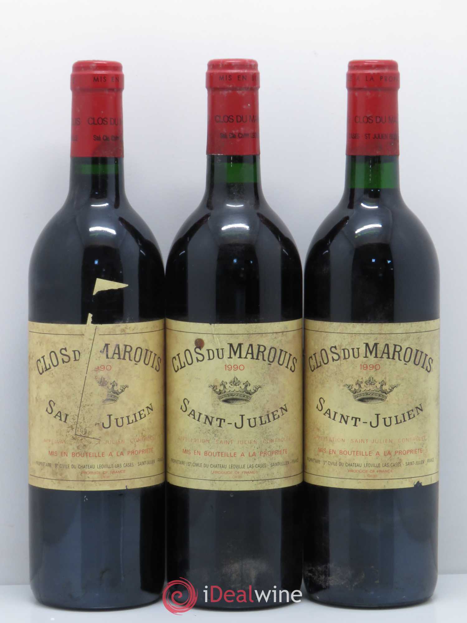 Clos du Marquis 1990 - Lot de 6 bouteilles - 2