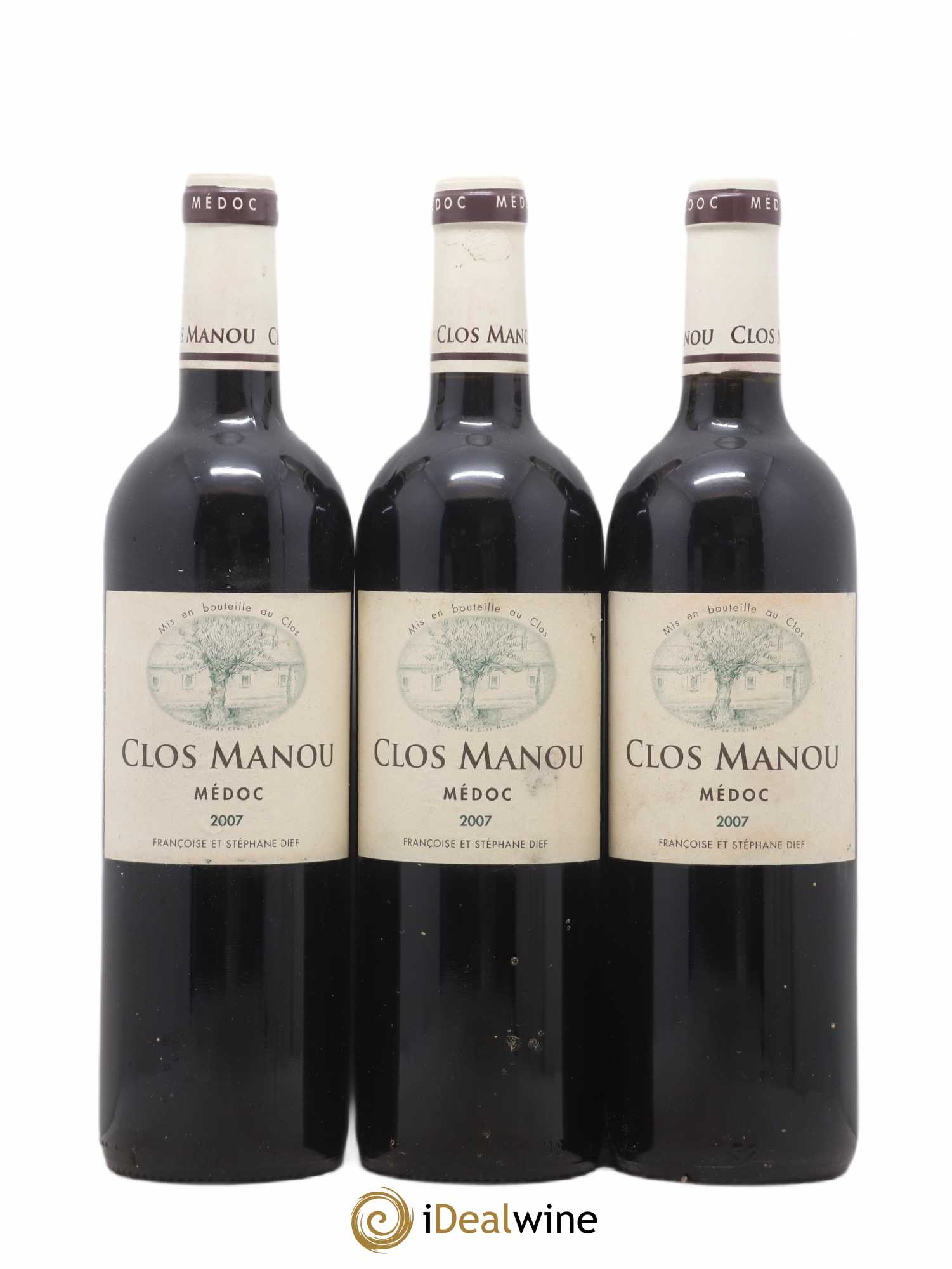 Clos Manou 2007 - Lot de 6 bouteilles - 1