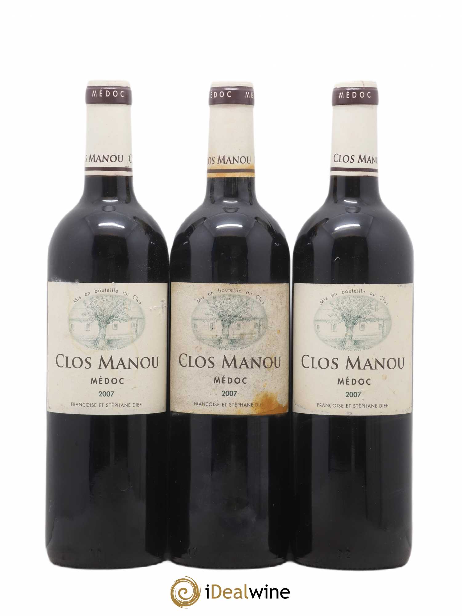 Clos Manou 2007 - Lot de 6 bouteilles - 2