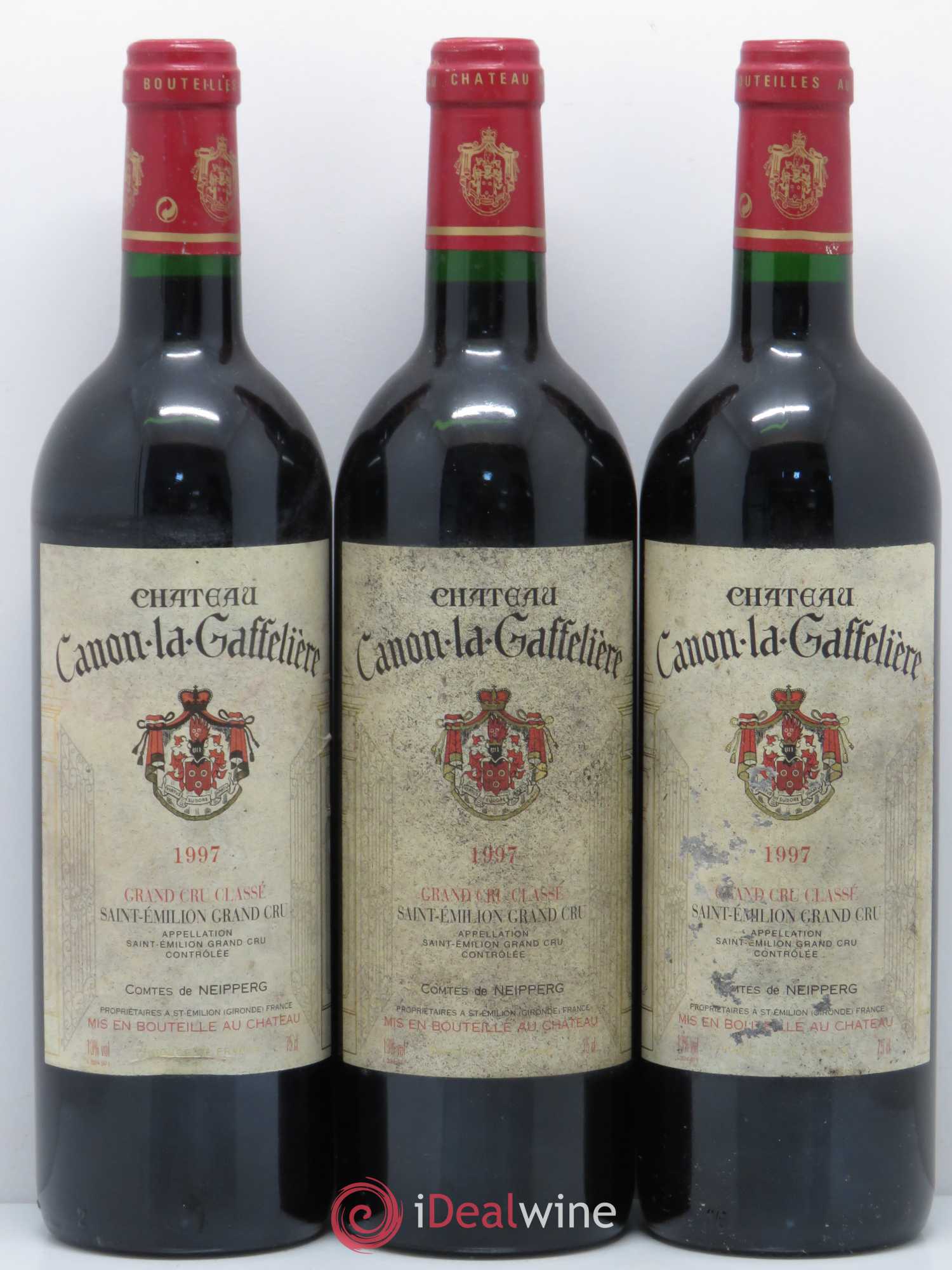 Château Canon la Gaffelière 1er Grand Cru Classé B 1997 - Lotto di 6 bottiglie - 2
