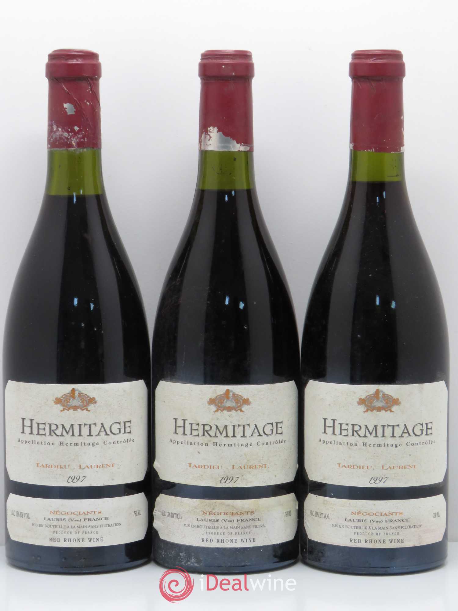 Hermitage Maison Tardieu-Laurent 1997 - Lot de 3 bouteilles - 0
