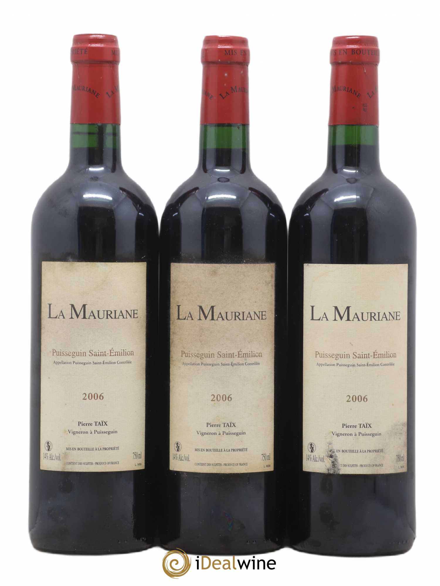 Puisseguin Saint-Émilion La Mauriane 2006 - Lot de 6 bouteilles - 2
