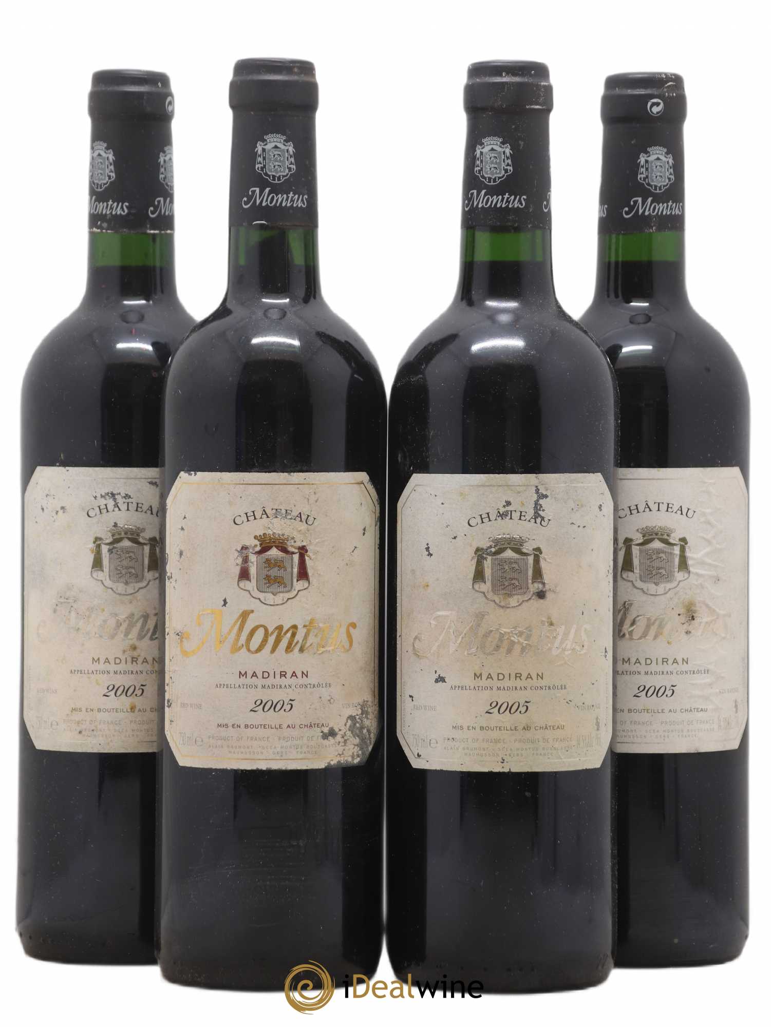 Madiran Château Montus Alain Brumont 2005 - Lot de 4 bouteilles - 0