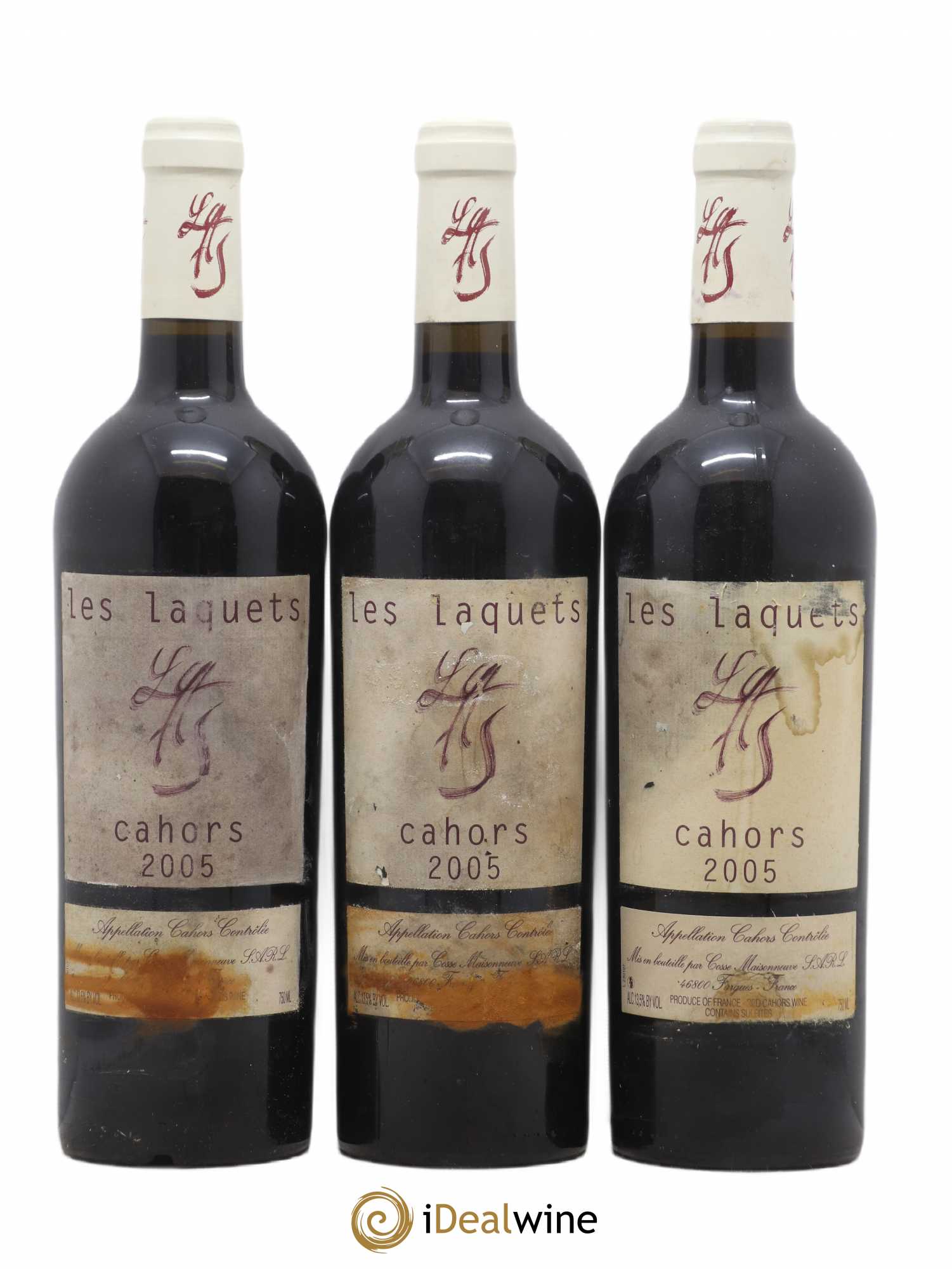 Cahors Les Laquets Cosse-Maisonneuve (Domaine) 2005 - Lot de 6 bouteilles - 1