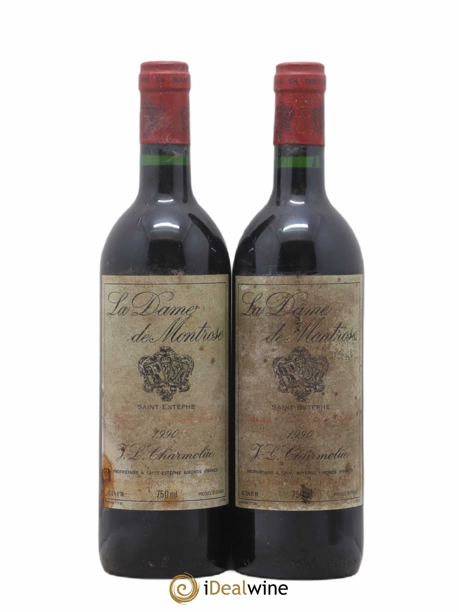 La Dame de Montrose Second Vin 1990 - Lot de 2 bouteilles - 0