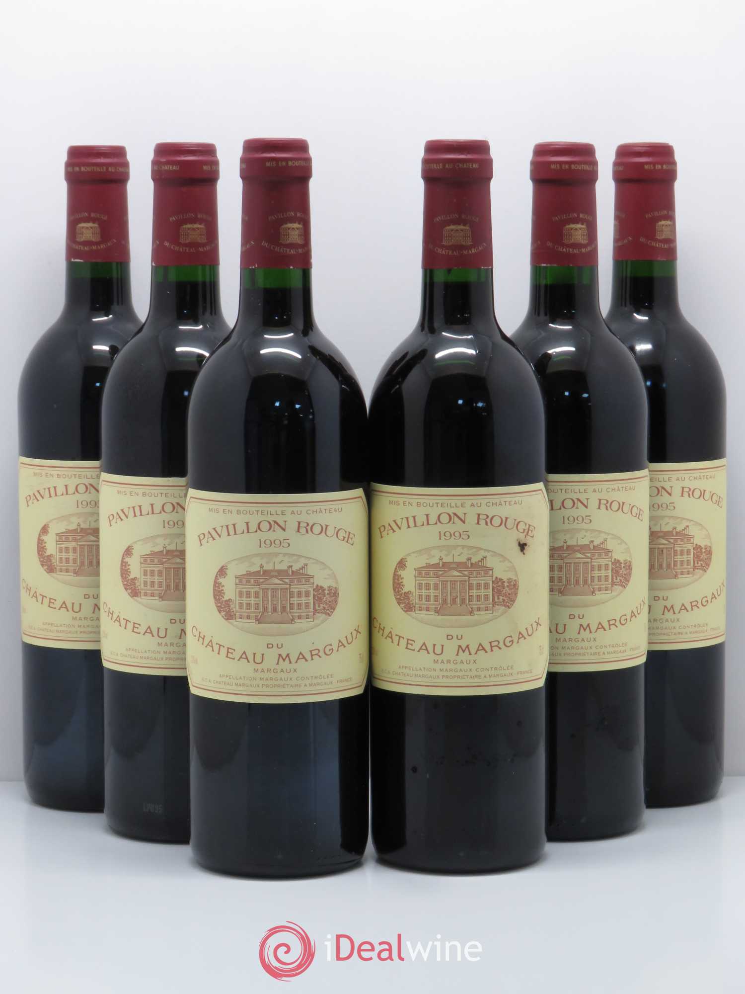 Pavillon Rouge du Château Margaux Second Vin 1995 - Lot de 6 bouteilles - 0