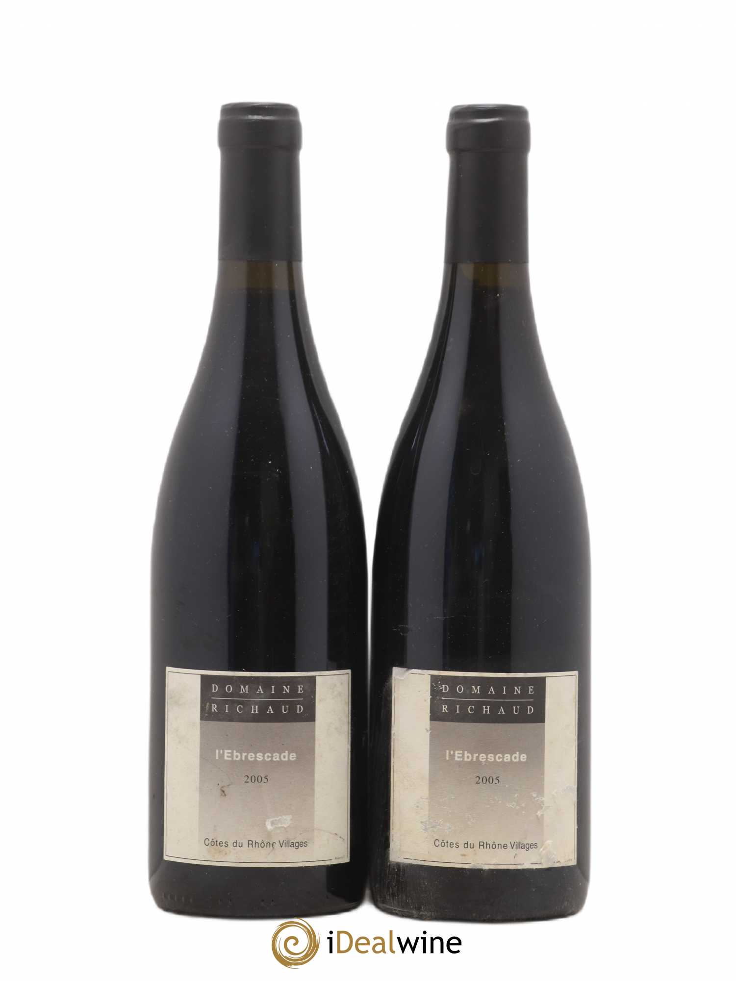Cairanne Ebrescade Marcel Richaud 2005 - Lot de 2 bouteilles - 0
