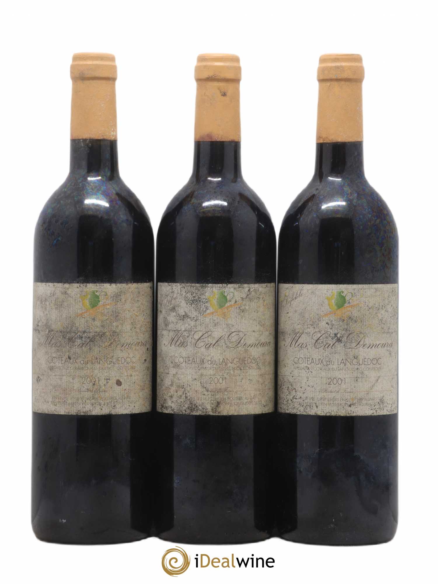 Terrasses du Larzac L'Infidèle Mas Cal Demoura 2001 - Lot de 3 bouteilles - 0