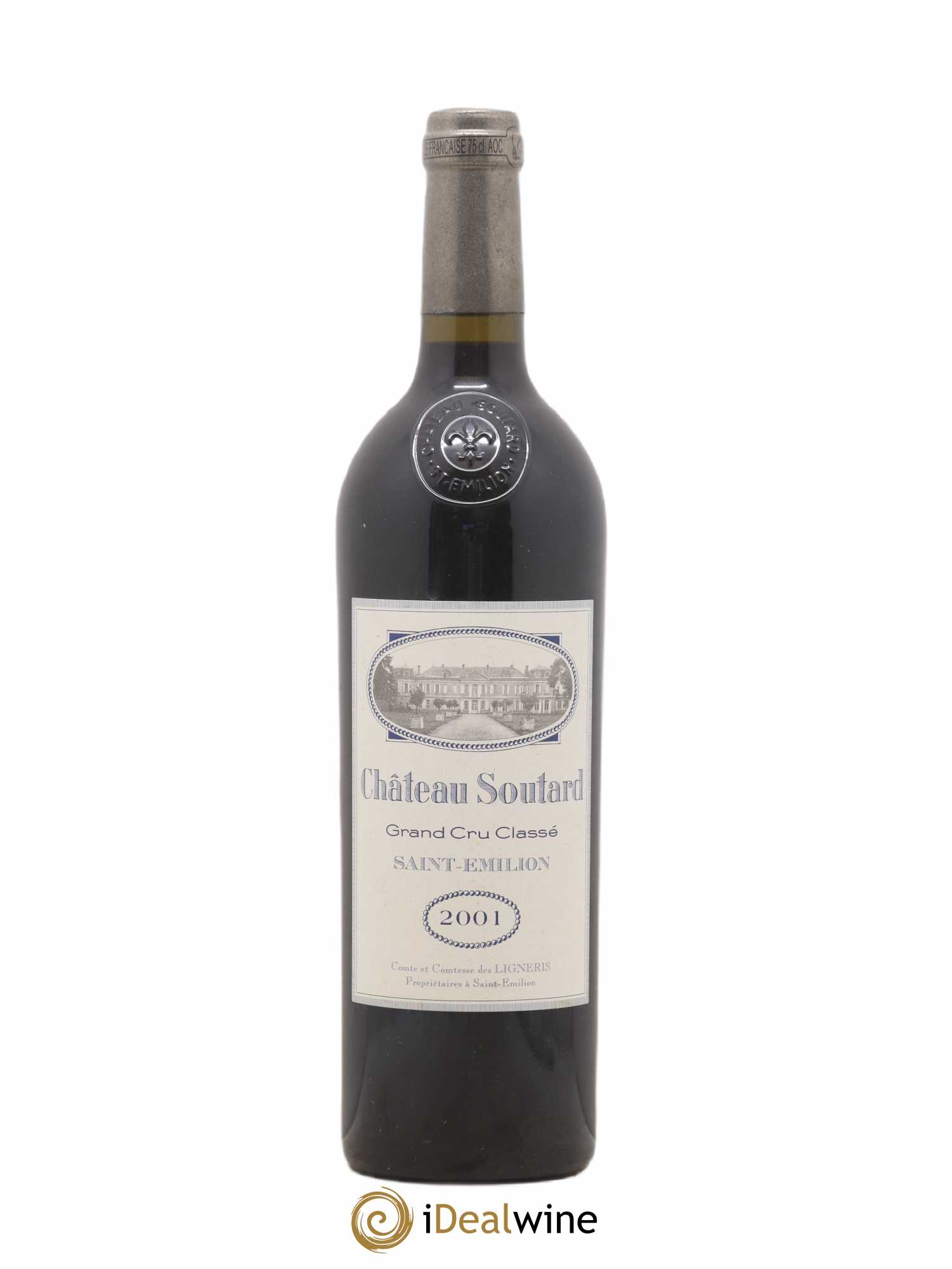 Château Soutard Grand Cru Classé 2001 - Lot de 1 bouteille - 0