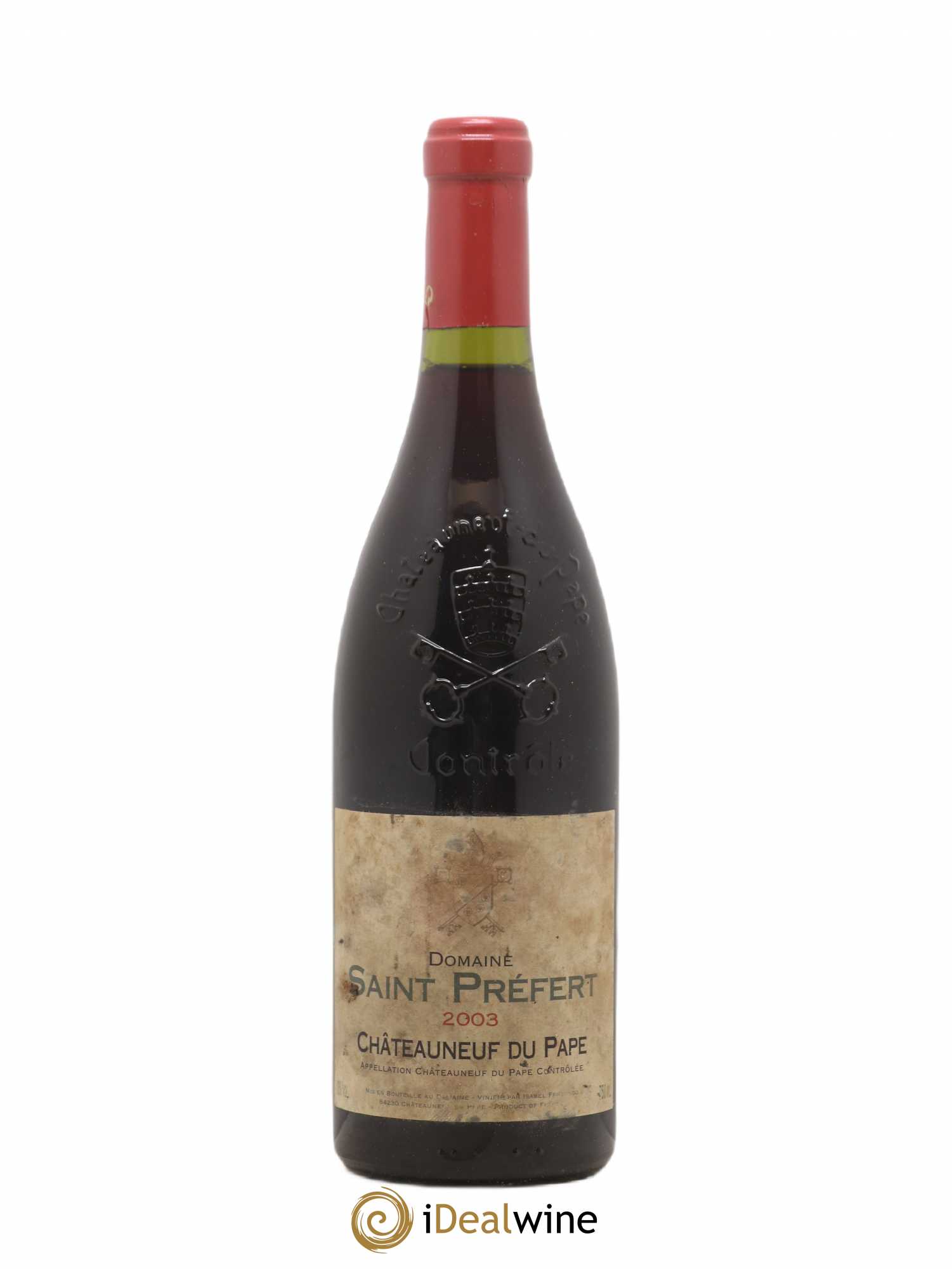 Châteauneuf-du-Pape Domaine Saint-Préfert 2003 - Lot de 1 bouteille - 0