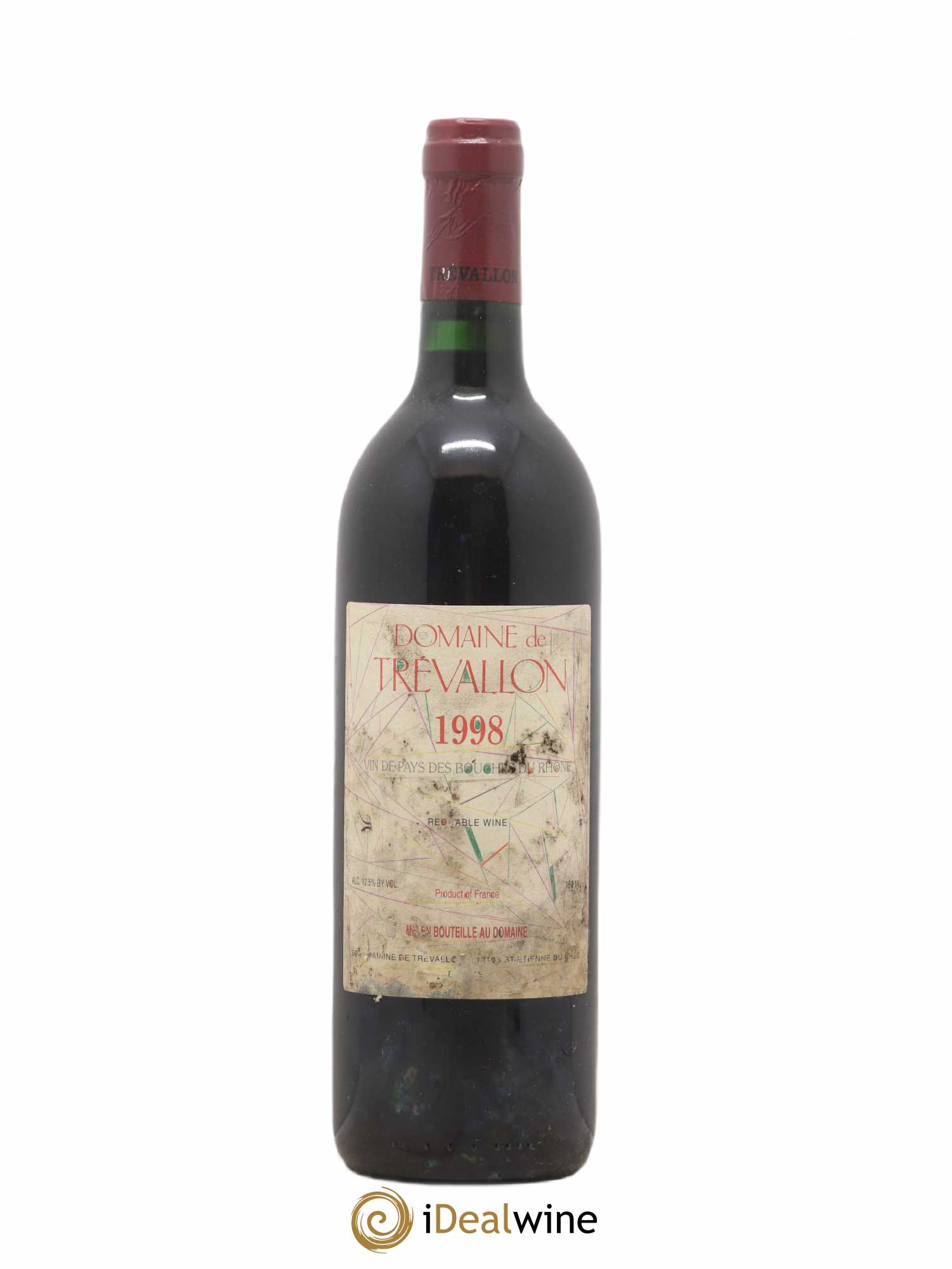 VDP Bouches du Rhône Trévallon (Domaine de) Eloi Dürrbach 1998 - Lot de 1 bouteille - 0