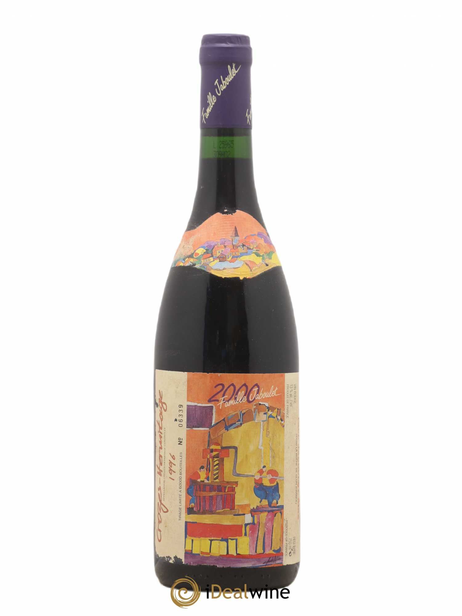 Crozes-Hermitage Paul Jaboulet Aine Cuvee 2000 1996 - Posten von 1 Flasche - 0