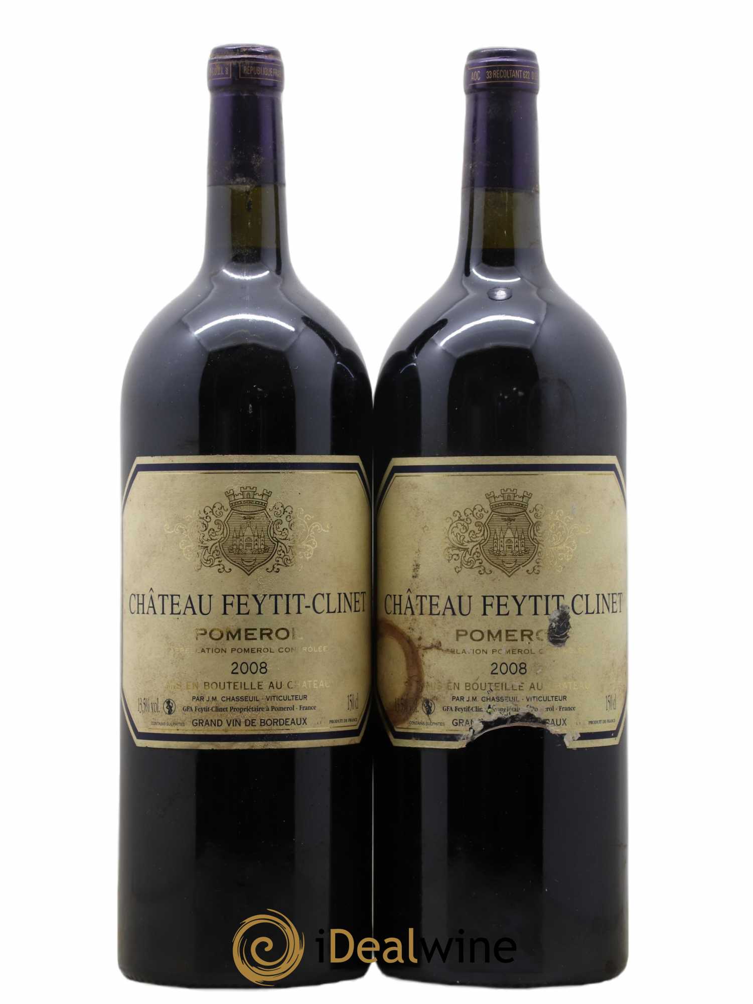 Château Feytit-Clinet 2008 - Lot de 2 magnums - 0